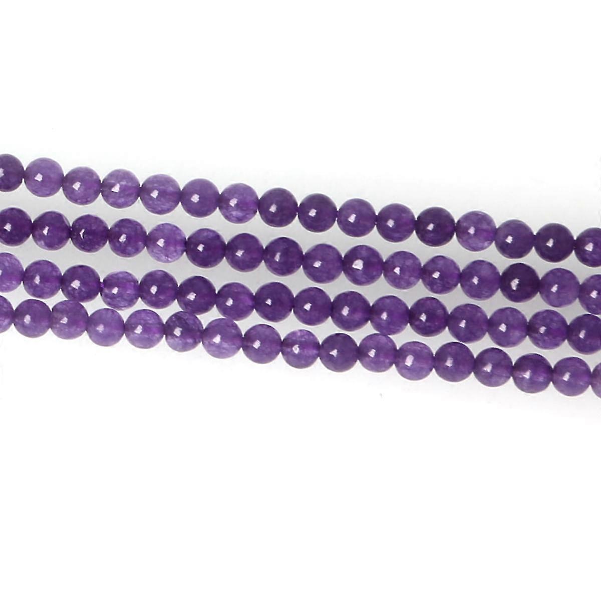 2mm Natural Stone Colorful Round Loose Beads For Jewelry Making DIY Bracelet Accessories 15'' Strand