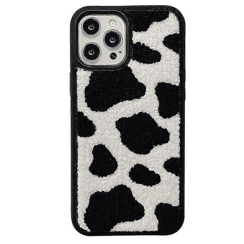 compatible  14 Pro TPU Phone Case Embroidery Plush Protective Cover