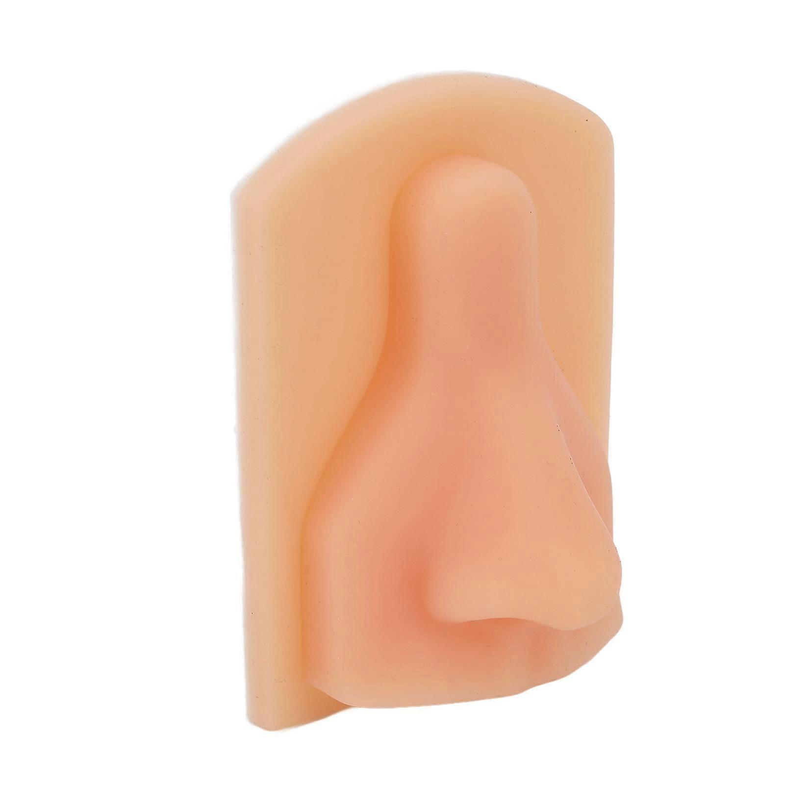 Silicone Nose Model Stereoscopic High Simulation Soft Silicone Flexible Nose Model for Teaching Instructions