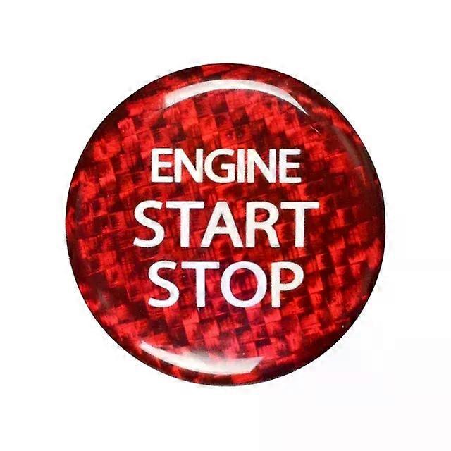 compatible for Suzuki Swift Car Engine Start Stop Button Cover Real carbon Fiber Sticker 2011 2012 2013 2014 2015 2016 2017 2018