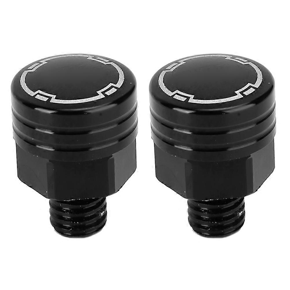 2Pcs SEPP Motorcycle Rearview Mirror Bolt Screw CNC Aluminium Alloy Modification Parts M8x1.25Black