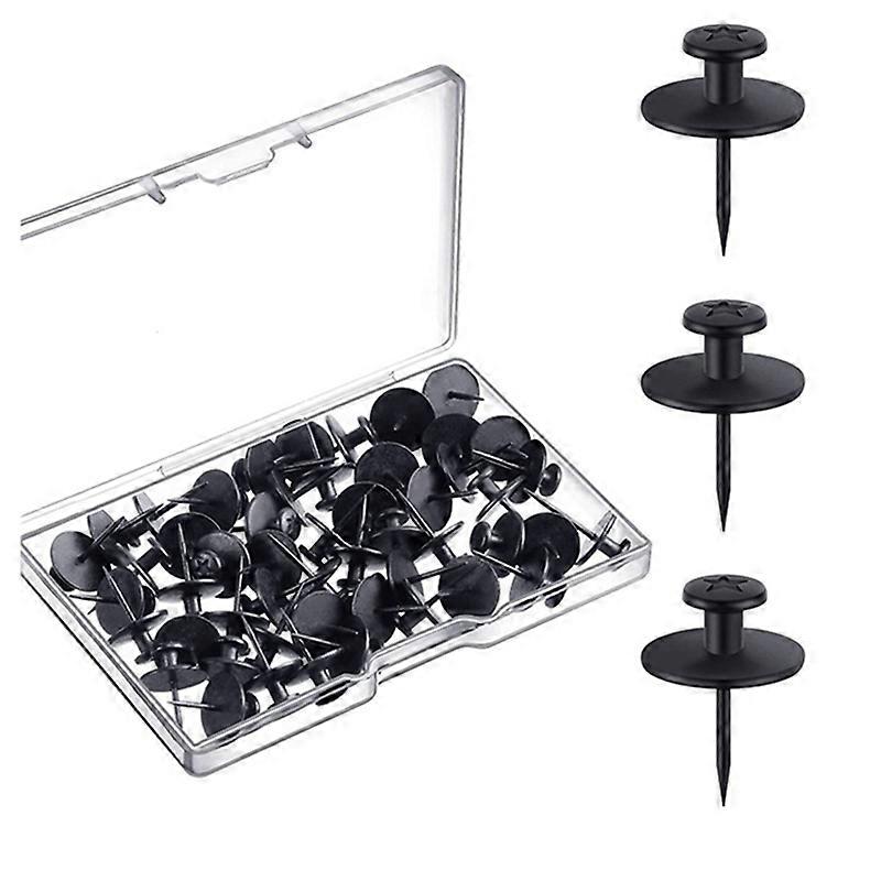 30 Pieces Double Headed Picture Hangers Nails Small Head Thumb Tacks