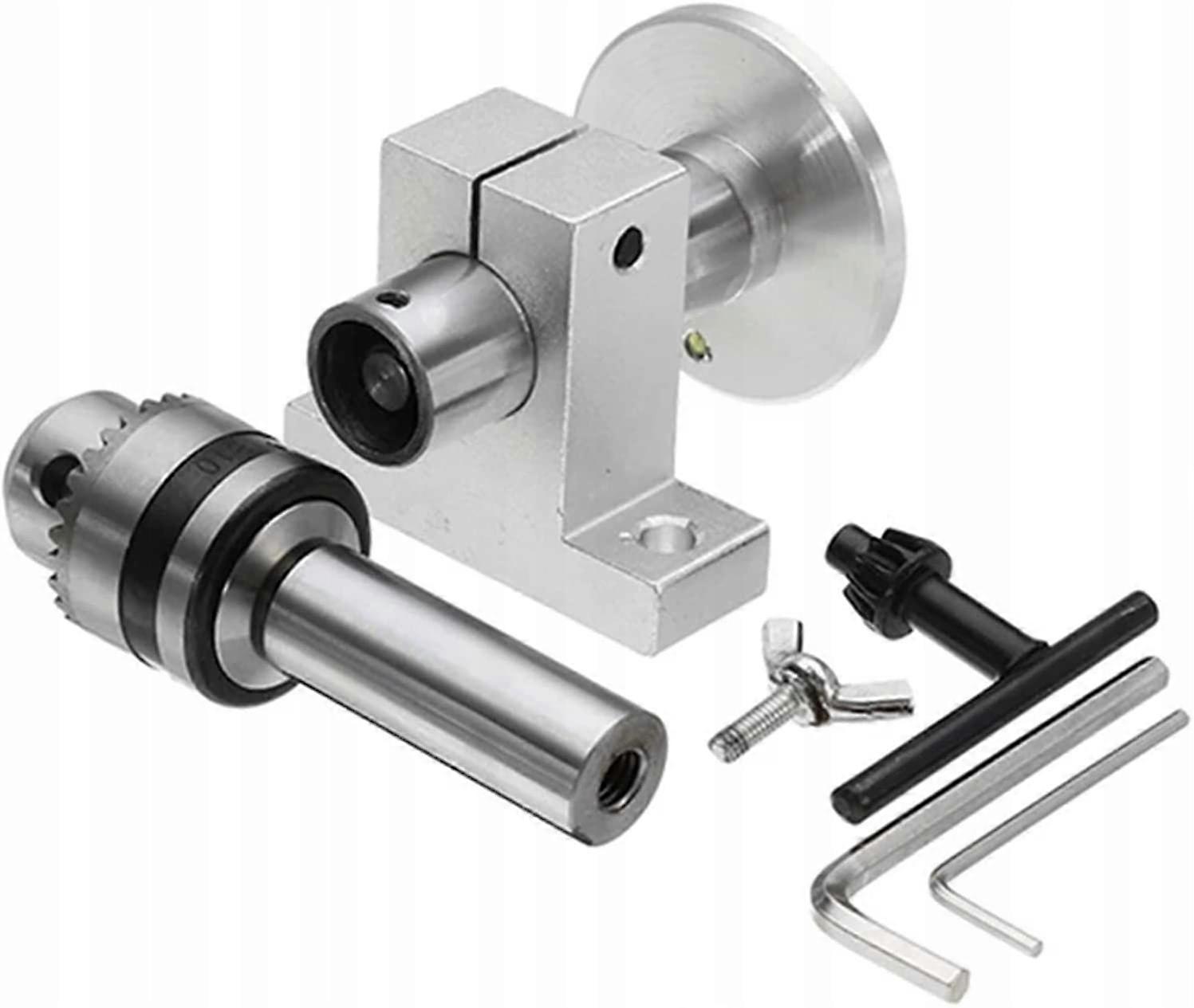 Angetriebener Drehkopf mit Chuck DIY Mini Zubehör