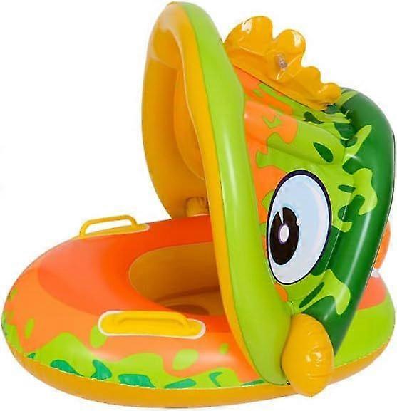 Swimming Float Inflatable Pool Float with Canopy Floats for SwimmingPool Float with Removable Sunshade for Kids Boys Girls V