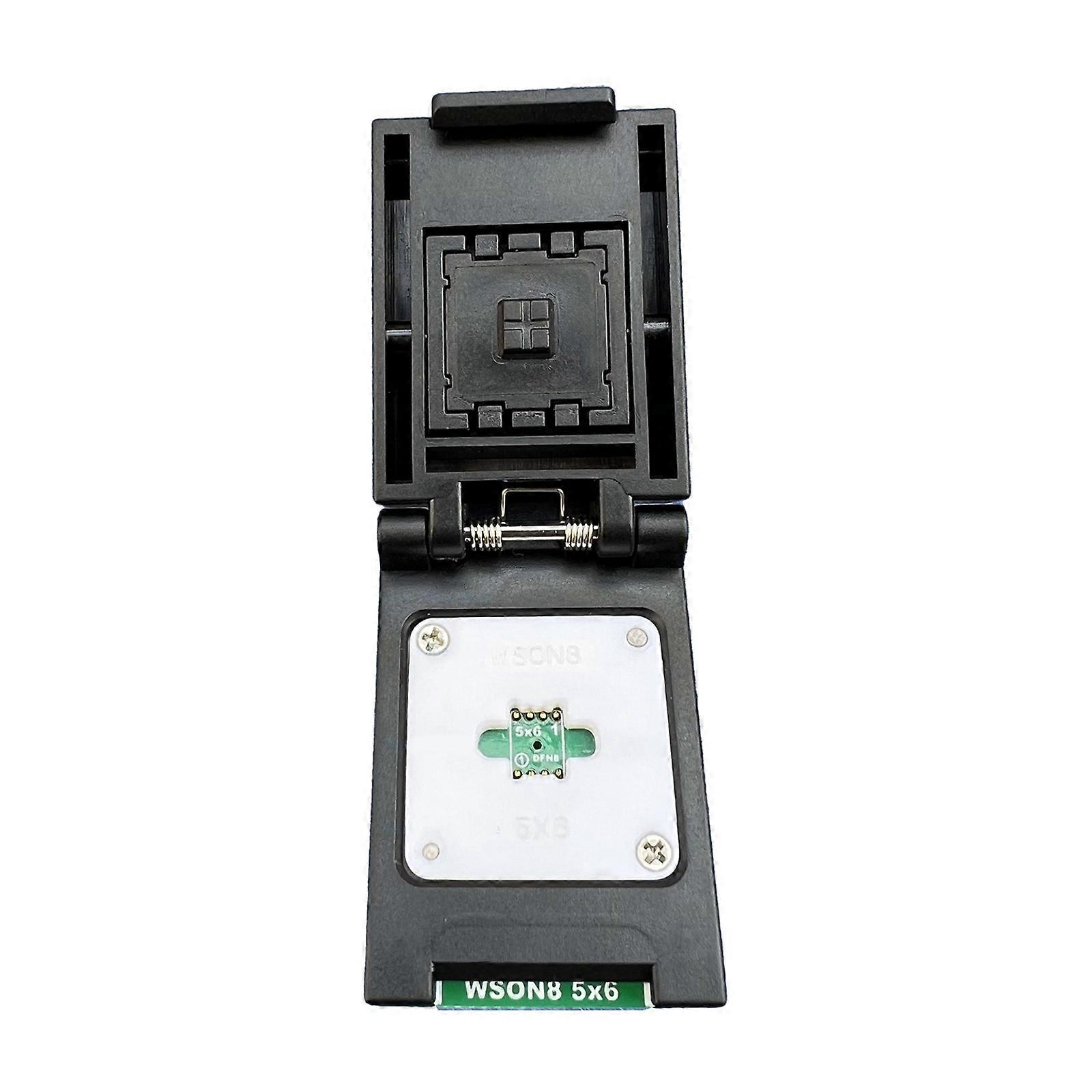 WSON8 5X6mm 6X8mm IC Soket Farklı IC Paketlerine Uygun Son Derece Hassas Kalıplanmış Çip Adaptörü 5 x 6mm