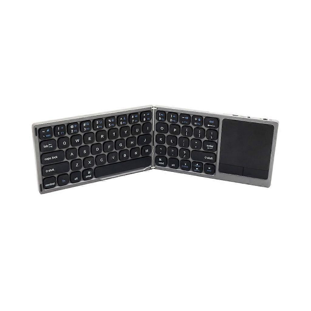 Foldable BluetoothCompatible Keyboard Portable Wireless Keyboard Rechargeable