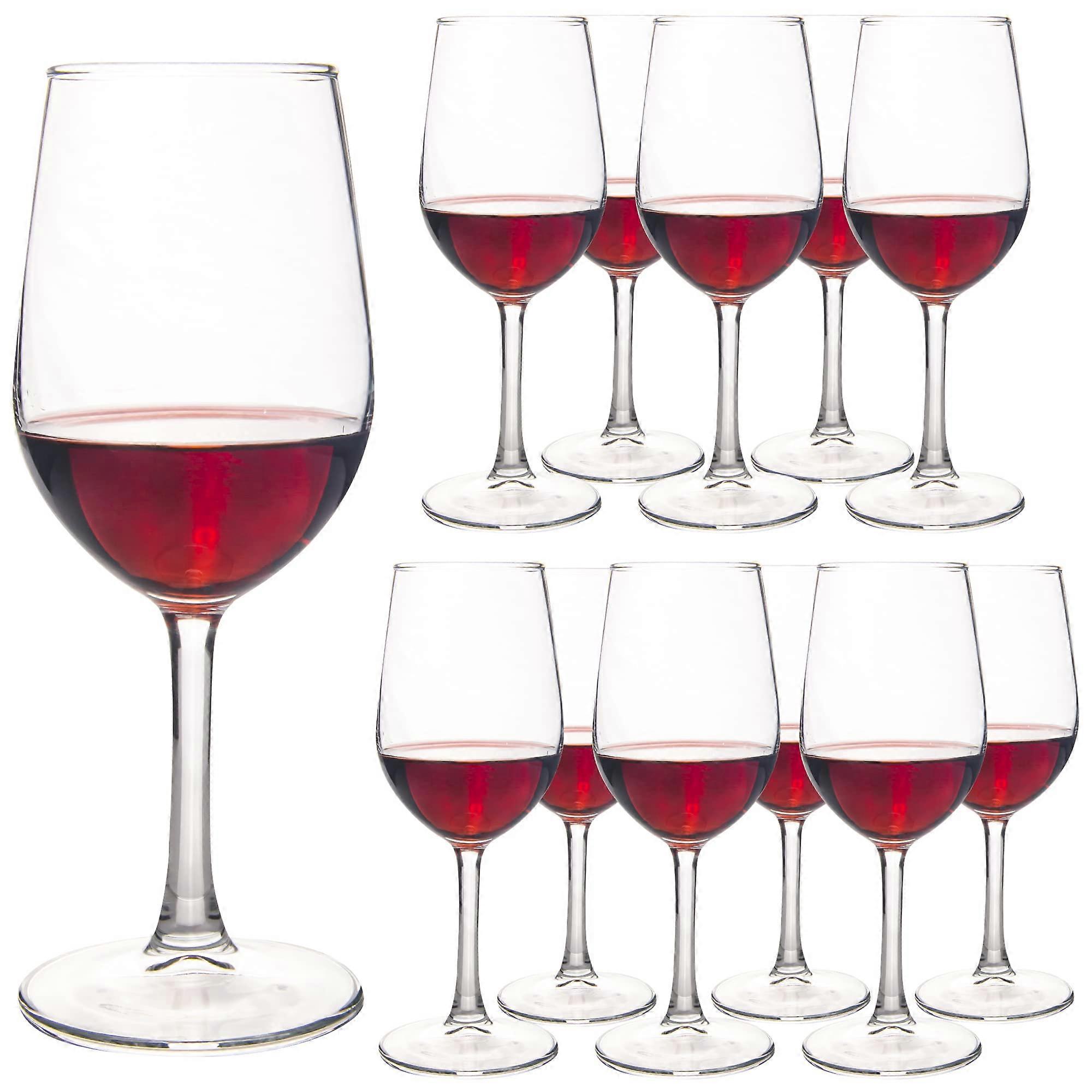 12 Glasses Clear Dishwasher Safe for Glasses Red 12 oz