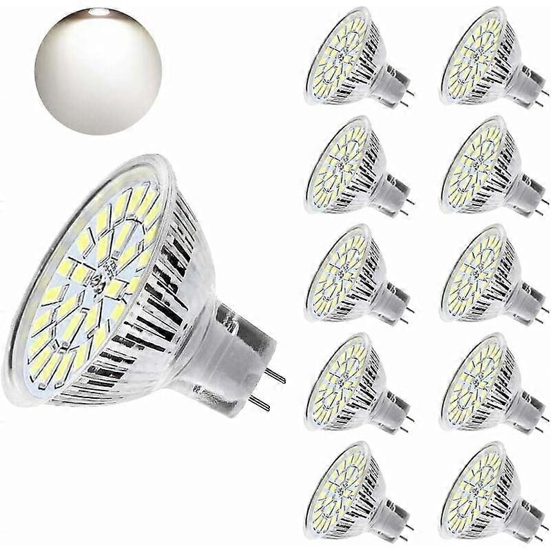 Cool White, Energy-Saving, Flicker-Free LED Bulbs for Versatile Use