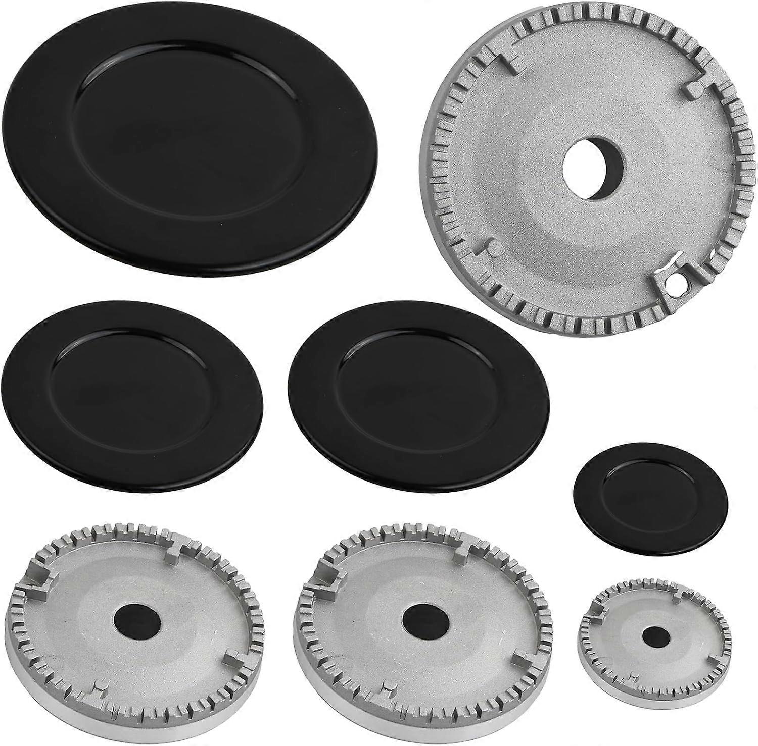 Cooker Hat Set, Burner Cap Replacement, Even Flame Distribution