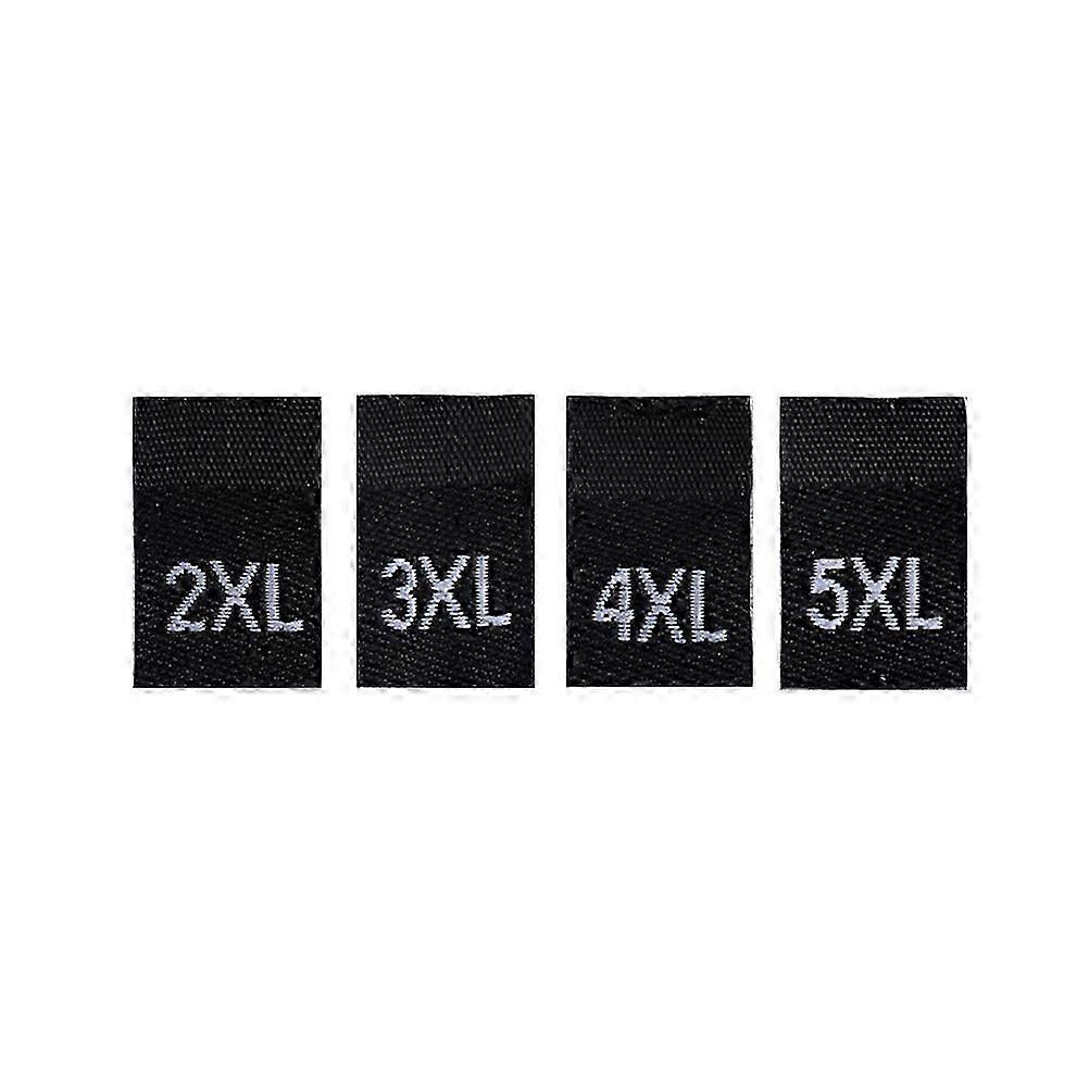 400PCS Clothes Size Labels Folded Cloth Labels General Woven Size Mark Practical Clothing Size Labels for Store Home Use