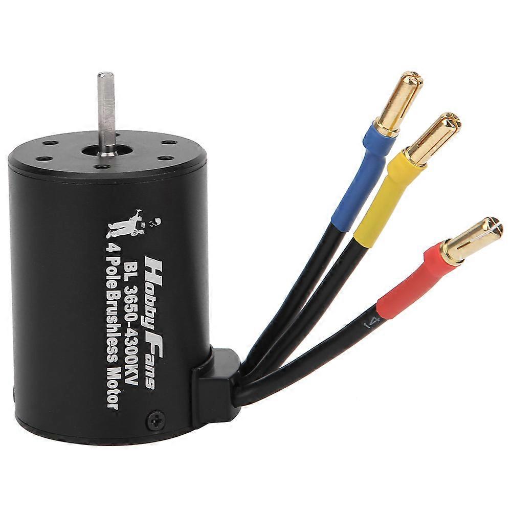 3650 4300KV Brushless Sensorless Motor Upgrade Accessory for 1/10 RC Car Model