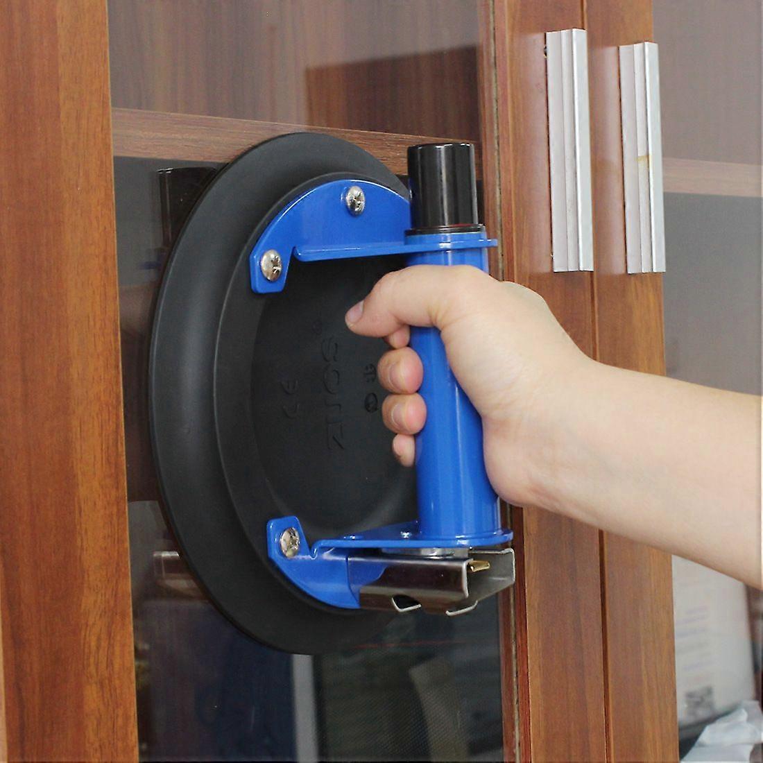 Heavy Duty Suction Cup with Metal Handle, Tile Suction Cup with Hand Pump Load Capacity up to 100 kg for Transporting Glass, Tiles Slabs