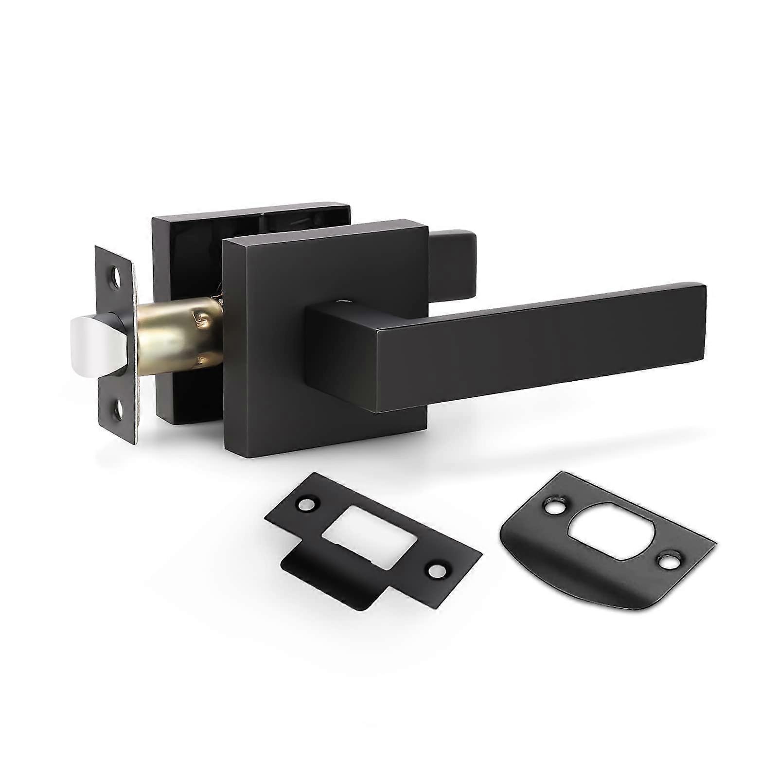 matte black heavy  type inner door handle cupboard door handles, classic crossing