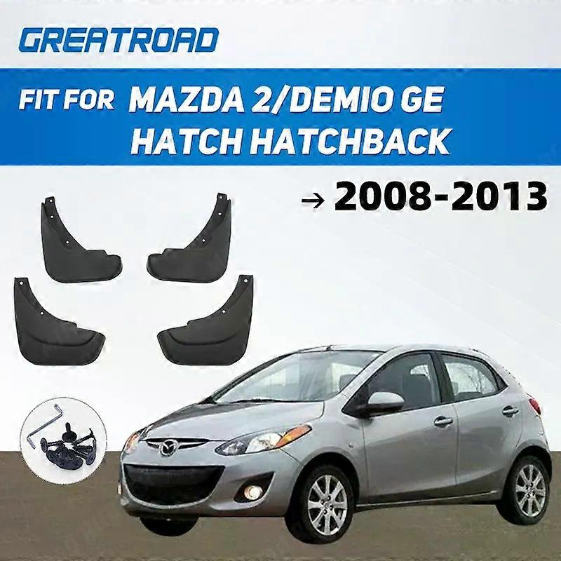 Garde-boue de voiture pour Mazda 2 / Demio GE Hatch Hatchback 2008-2013 pour garde-boue garde-boue Garde-boue Accessoires