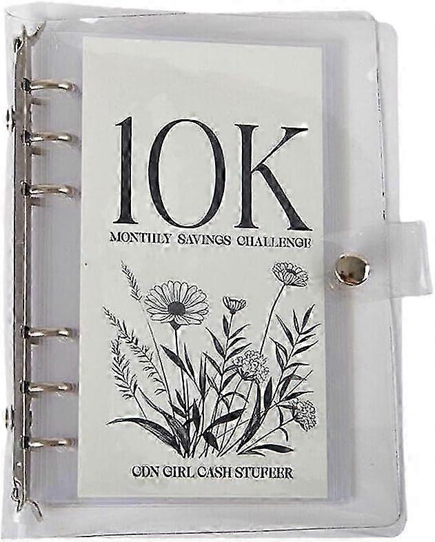 12měsíční obálky Money Saving Challenge Binder, Money Saving Challenges Book s obálkami, Saving Challenge Book a Budget Binder