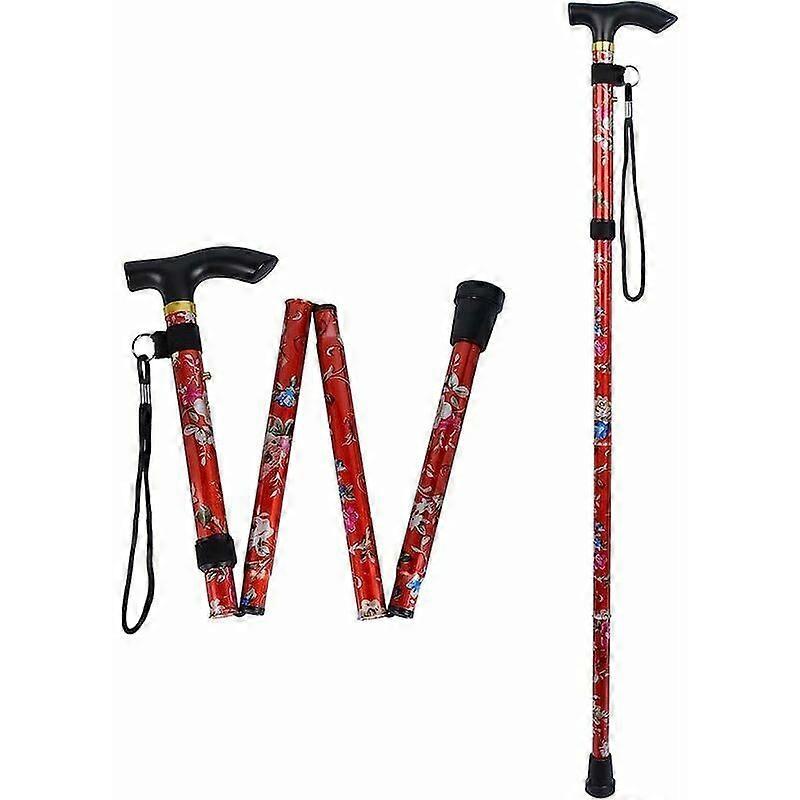 Foldable Walking Poles for Hiking, Lightweight Aluminum, Ergonomic Handle