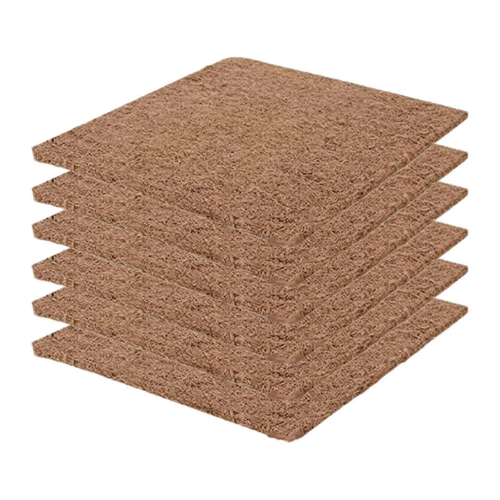 6Pcs Reusable Chicken Nest Box Liners, Breathable Hen Nesting Mats for Egg Laying Coop Pads