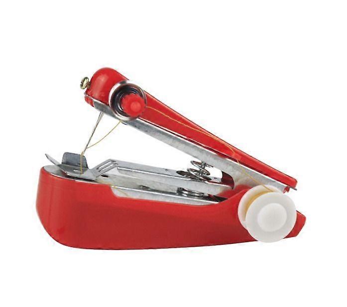 Manual Sewing Machine Mini Sewing Machine Manual Pocket Creative Portable Sewing Machine 2 Pieces (Red)
