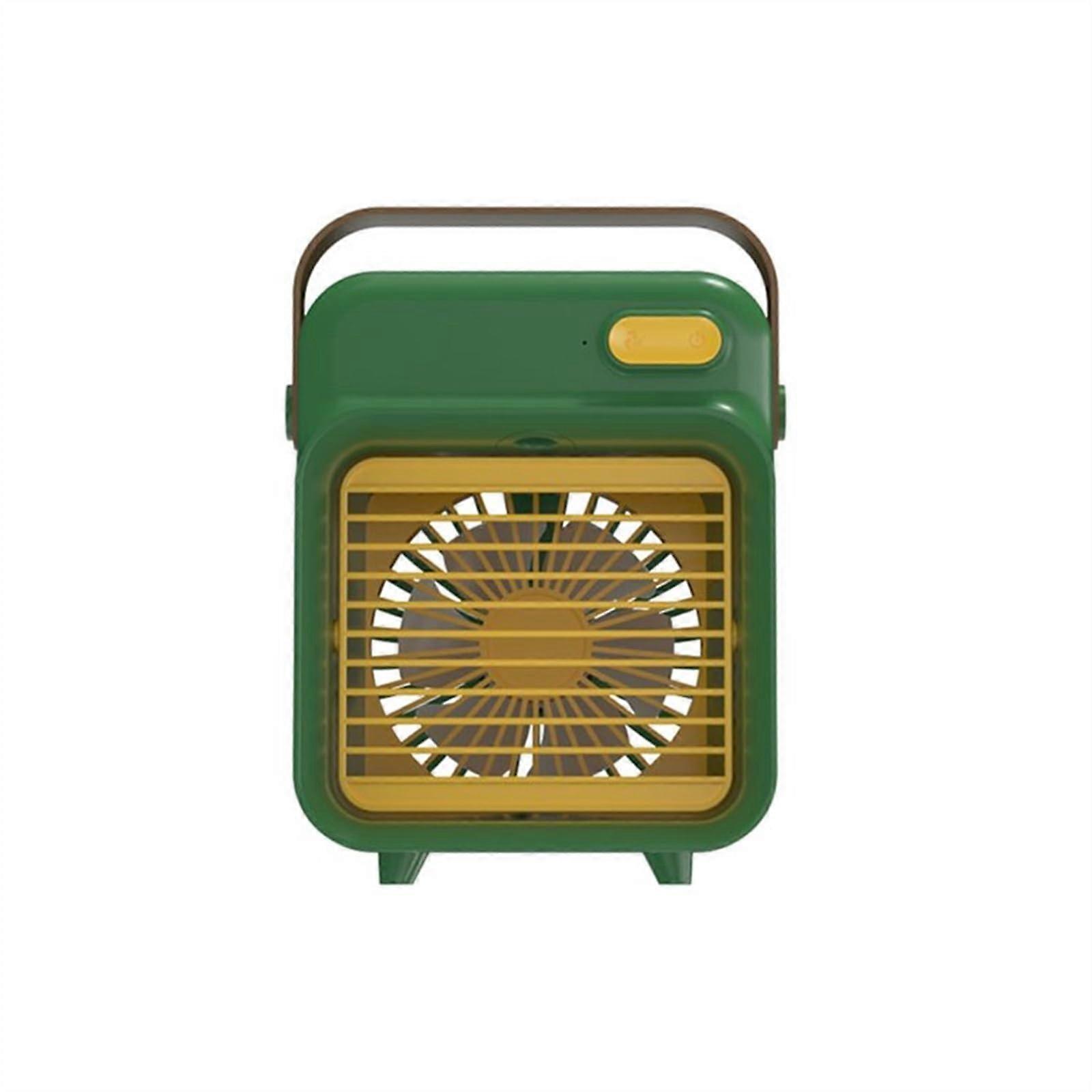 Air Conditioner Fan,with USB Mini Humidifier Misting Fan,3 Adjustable Speeds