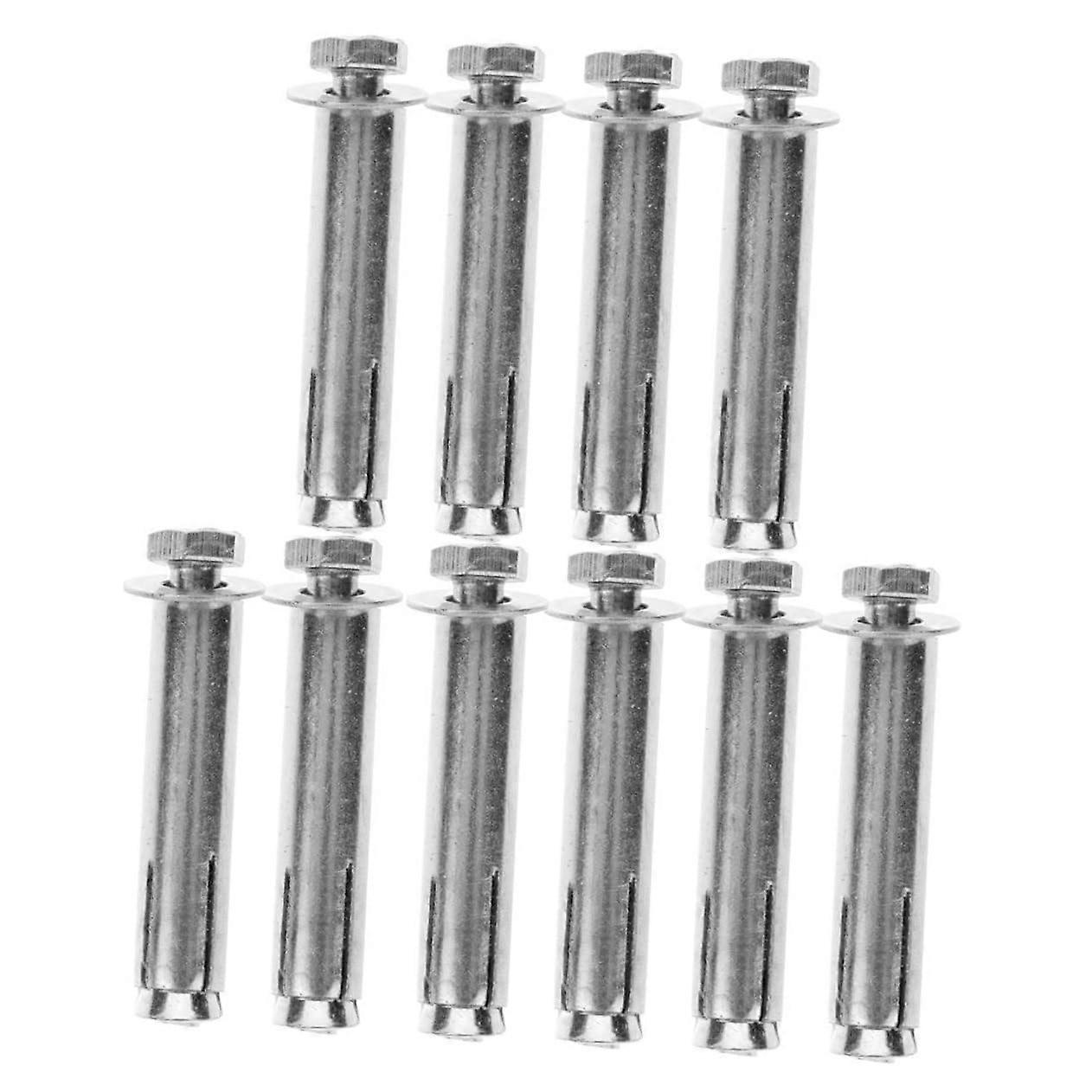Stainless Steel Expansion Bolts 20pcs Countersunk Set for DIY Projects Heavy-Duty Fasteners Multi-Use 8mm Size