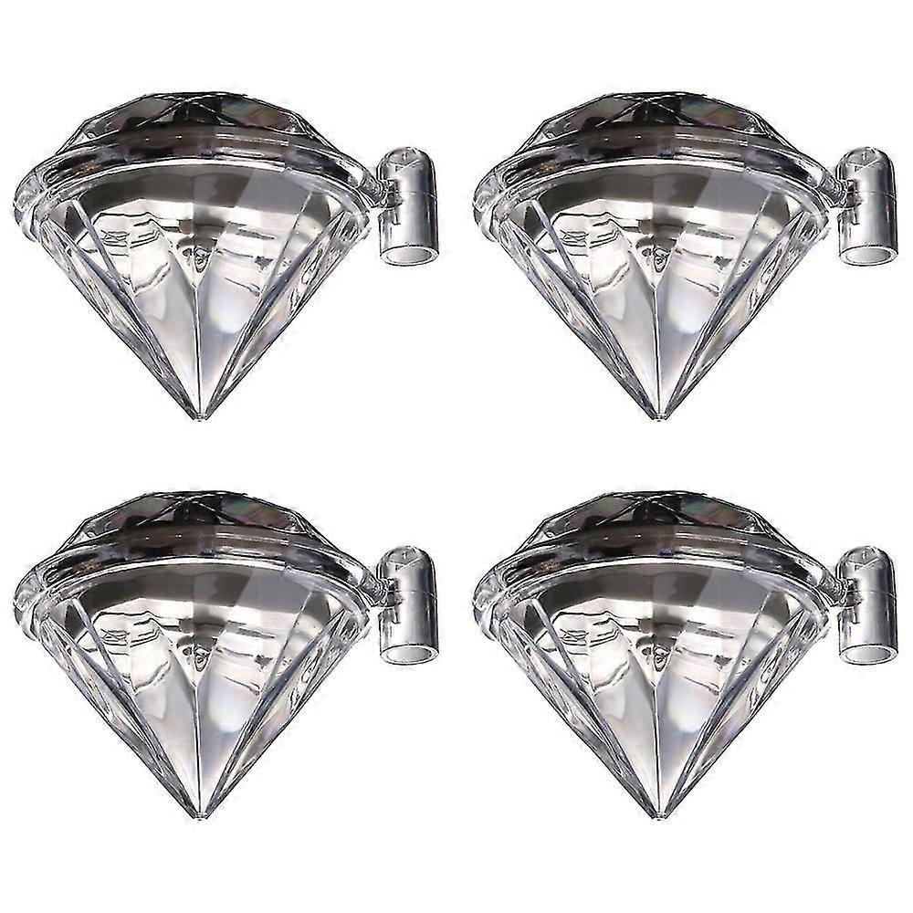 4 Pack Led Diamond Solar Lights For Garden Path Walkway Patio