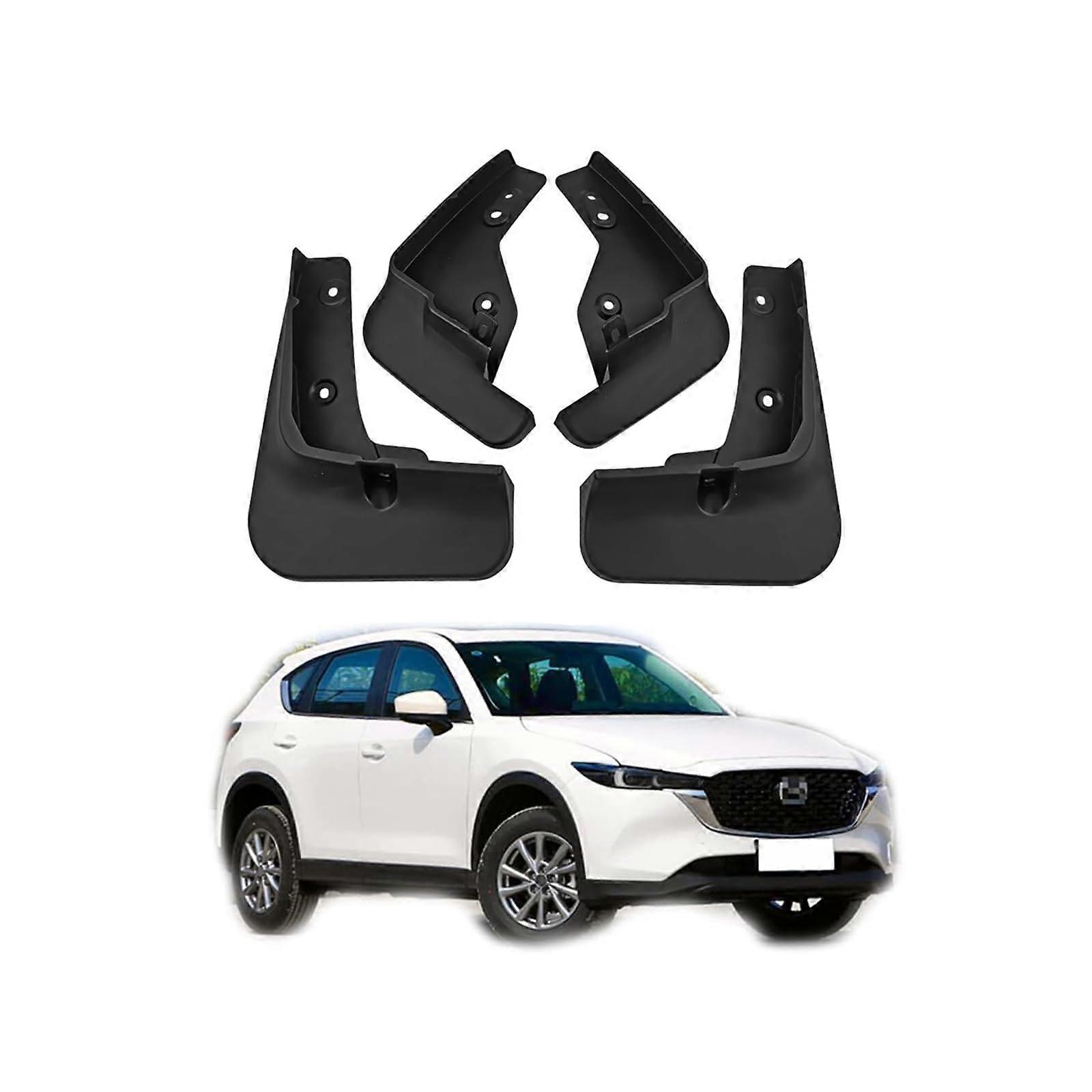 Car Mud Flaps Mudguard for Mazda CX-5, Front and Rear Splash Guards, Durable All-Weather Protection, 4-Piece Set