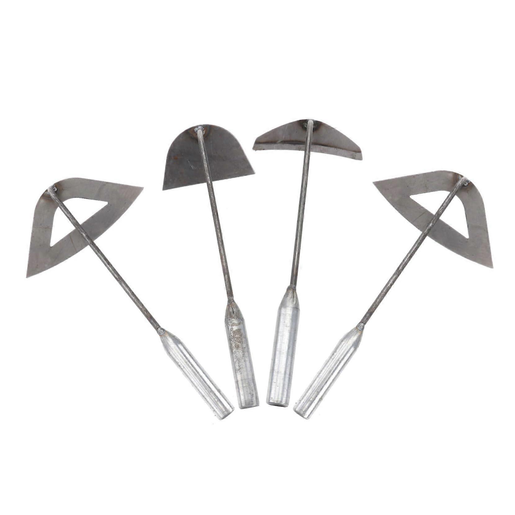 4Pcs Hand Hoes for Gardening Multi Purpose Weeding Tools
