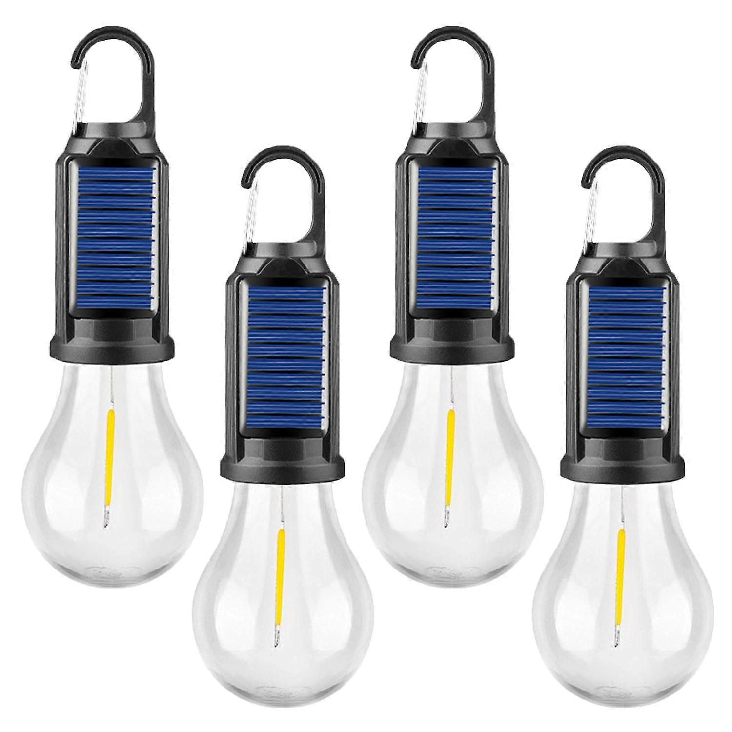 4 Packs LED Camping Lantern Rechargeable, Outdoor Emergency Lanterns with 3 Modes