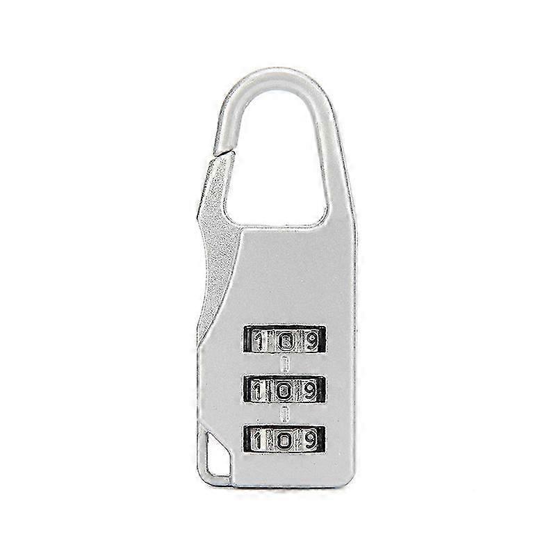 Piece Mini Combination Padlock, Resettable Small Code Padlock, 3 Digit Code