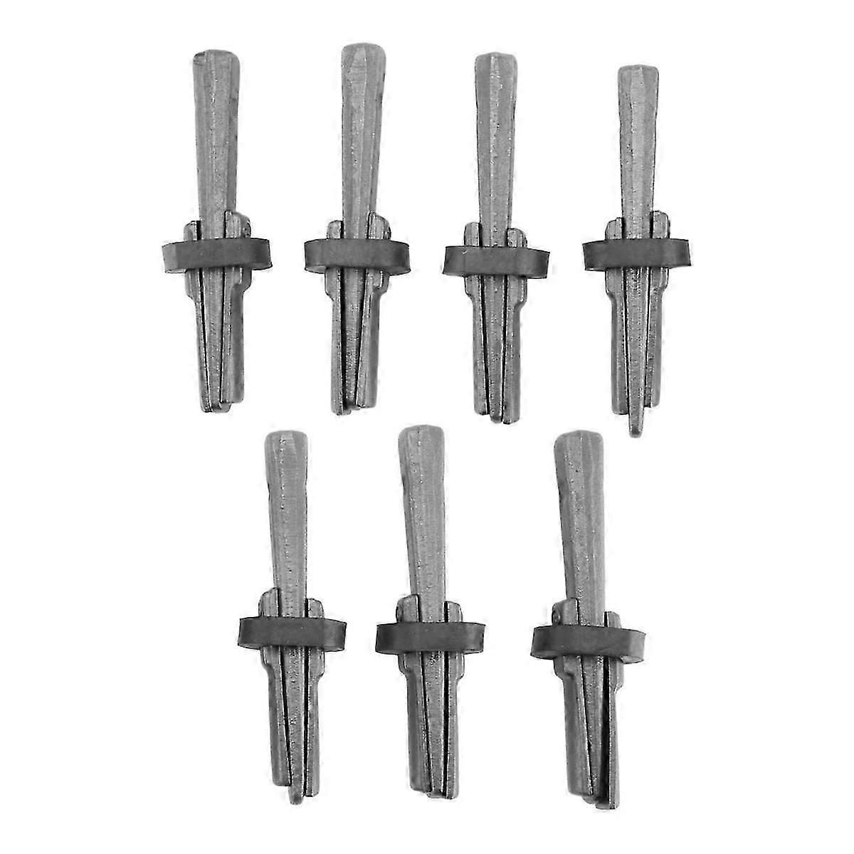 7 Set New Stone Splitter 9/16in Metal Plug Wedges and Feathers Shims Concrete Rock Splitters Hand T