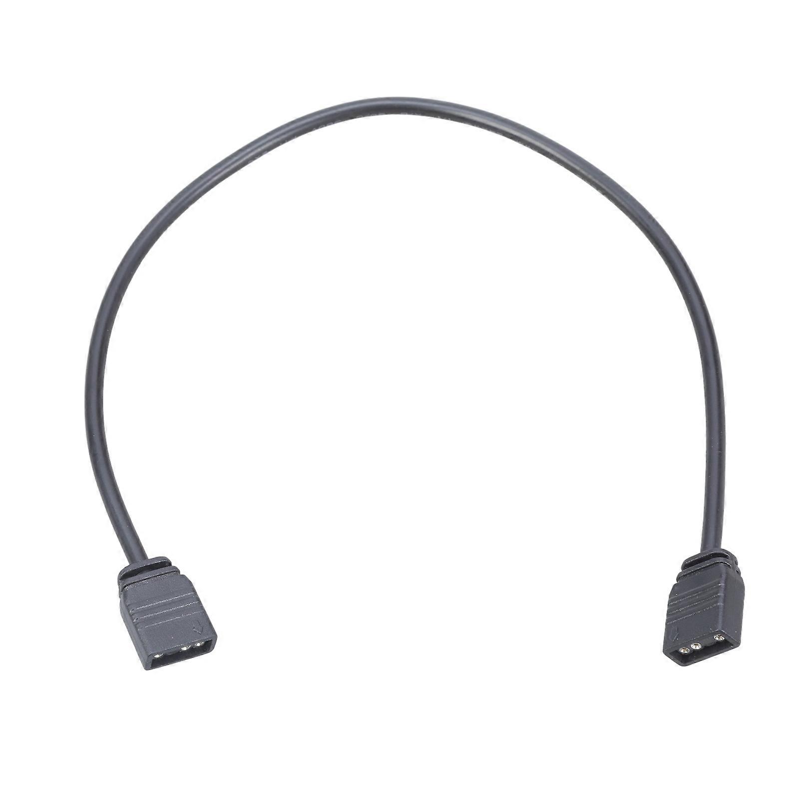 ARGB 5V 3Pin Uzatma Kablosu Masaüstü Fanı ve Renkli Aydınlatma için Dayanıklılık 30/60CM Uzunluk Opsiyonel