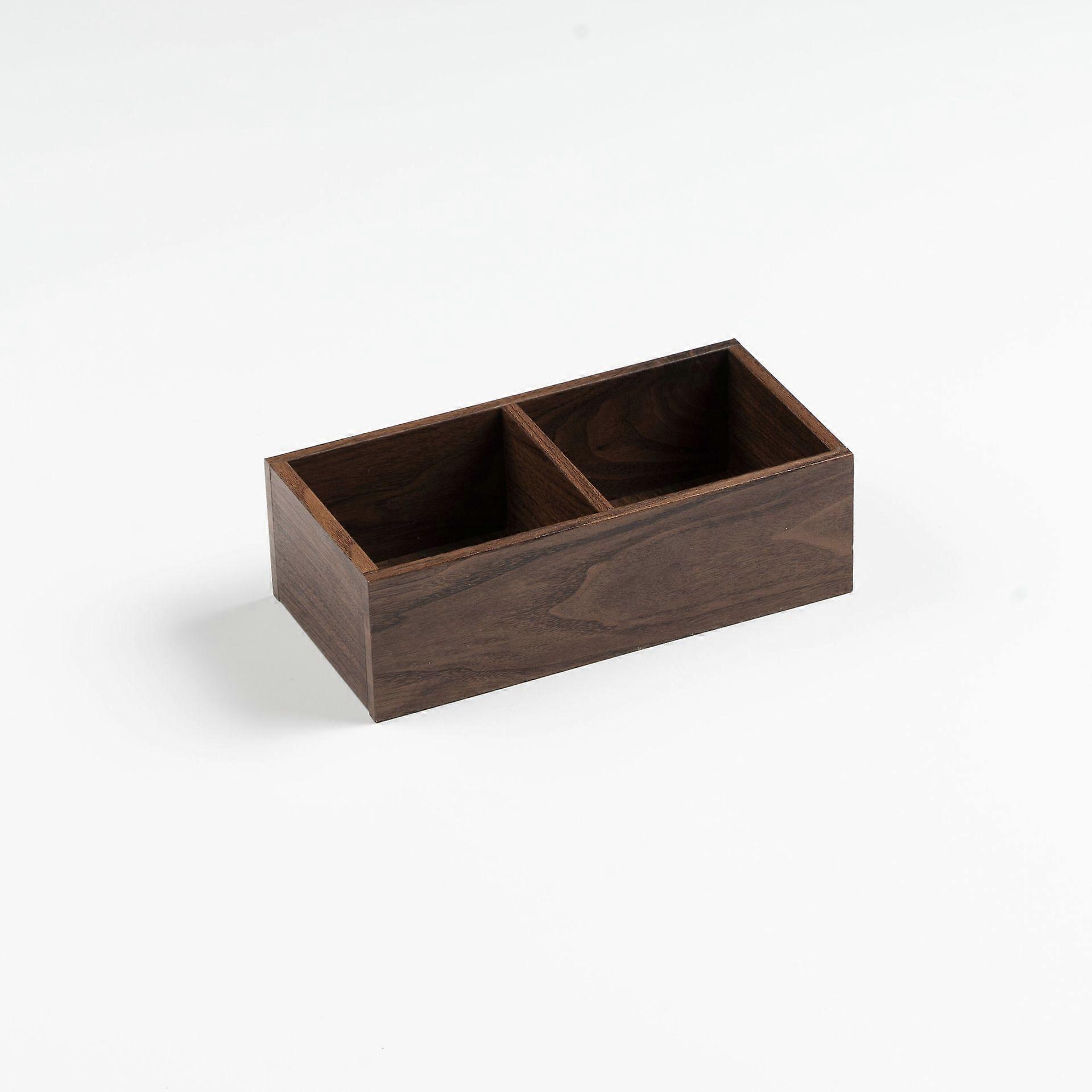 Multi Functional Wooden Tea Bag Storage Box Coffee And Tea Organizer For Sugar Packets Spices And More Home And Office Countertop