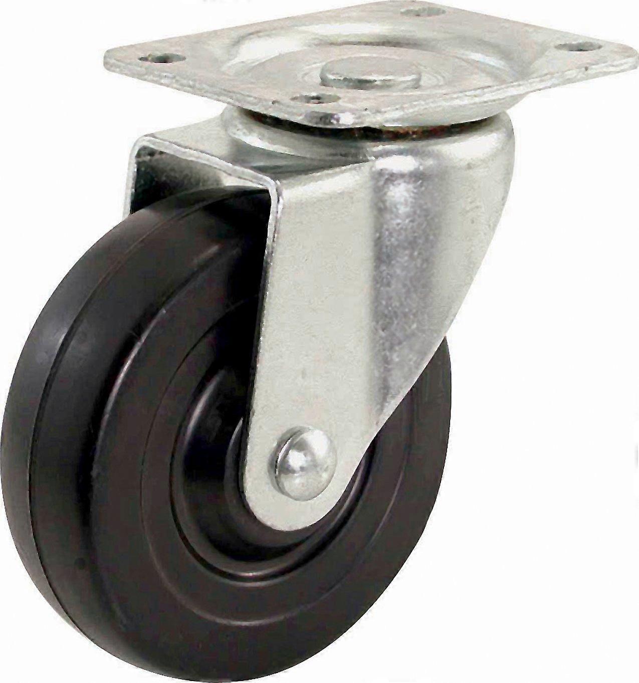 9784 400 Series 4Inch Polypropylene Wheel Swivel Plate Caster, 275lb Load Capacity