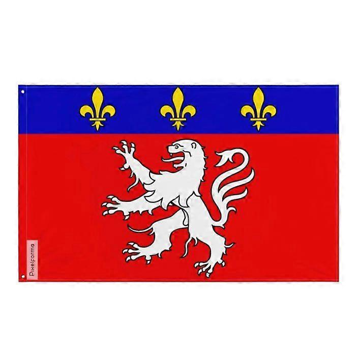 Flag - Grand Lyon - 64 x 96 cm - Polyester - Double-sided print - Iron eyelets