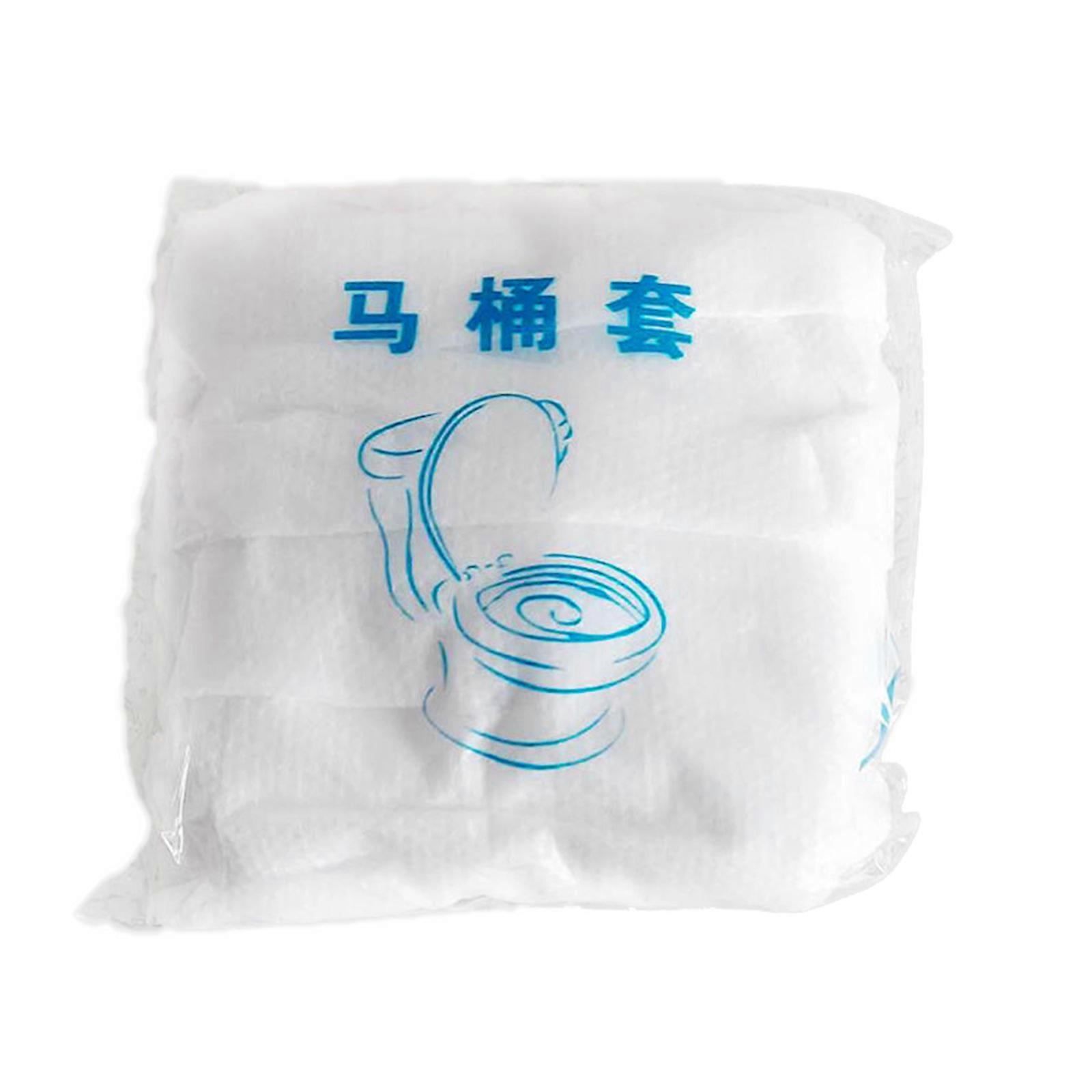 100pcs Pack Toilet Cover, Waterproof and Durable, Suitable for Various Toilet Shapes and Sizes