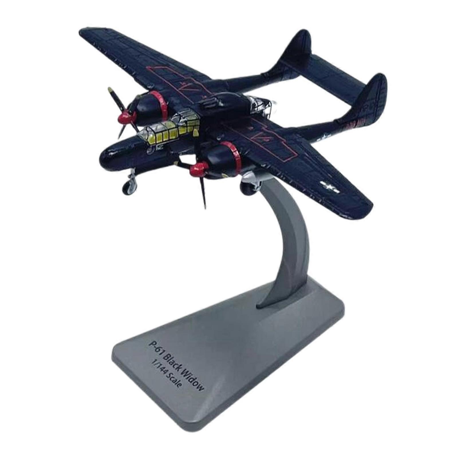 1:144 Scale Attack Plane Model Diecast Plane Model for Shelf Countertop Kids