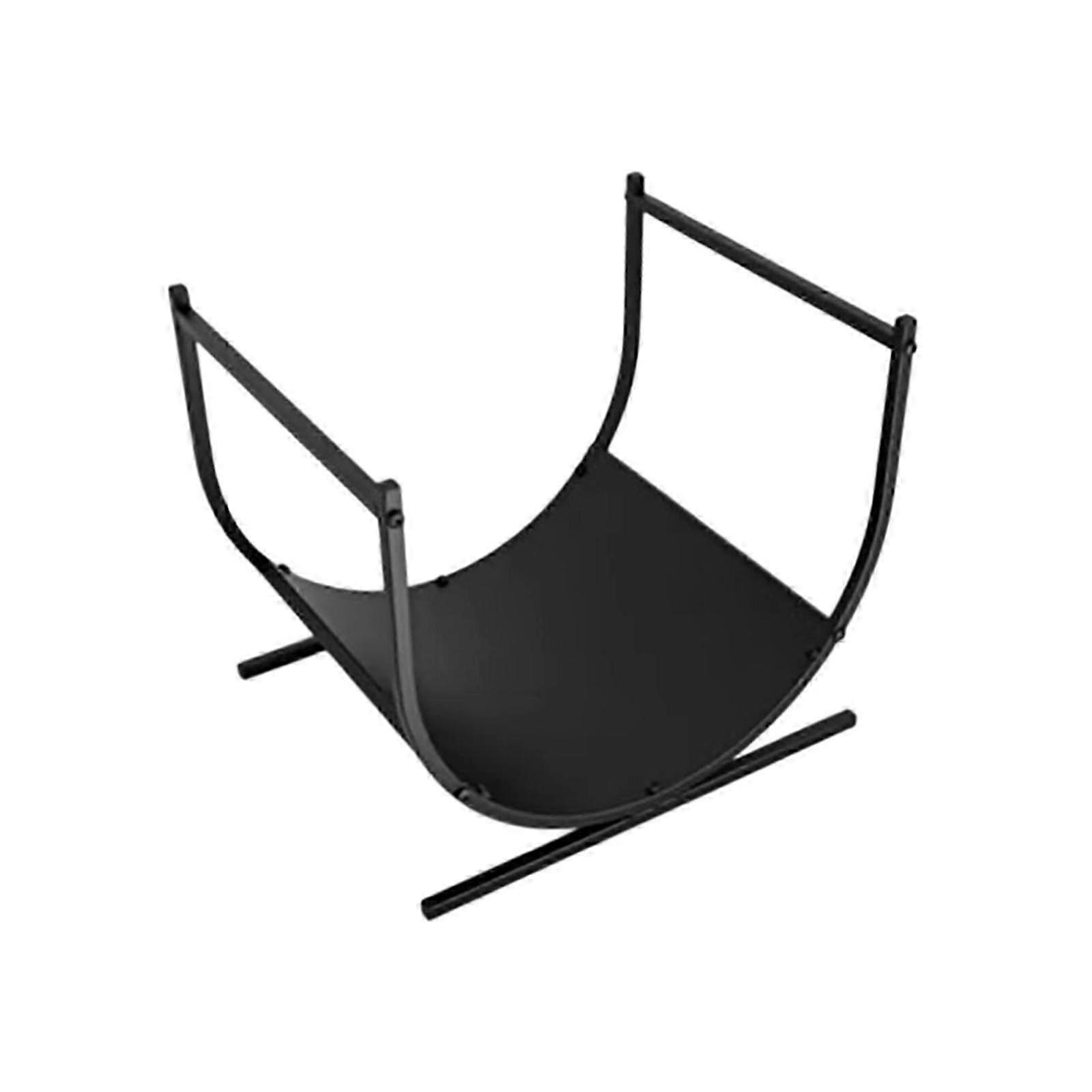 Firewood Rack Log Stacker Stand Firewood Storage Bracket Curved Wood Rack for