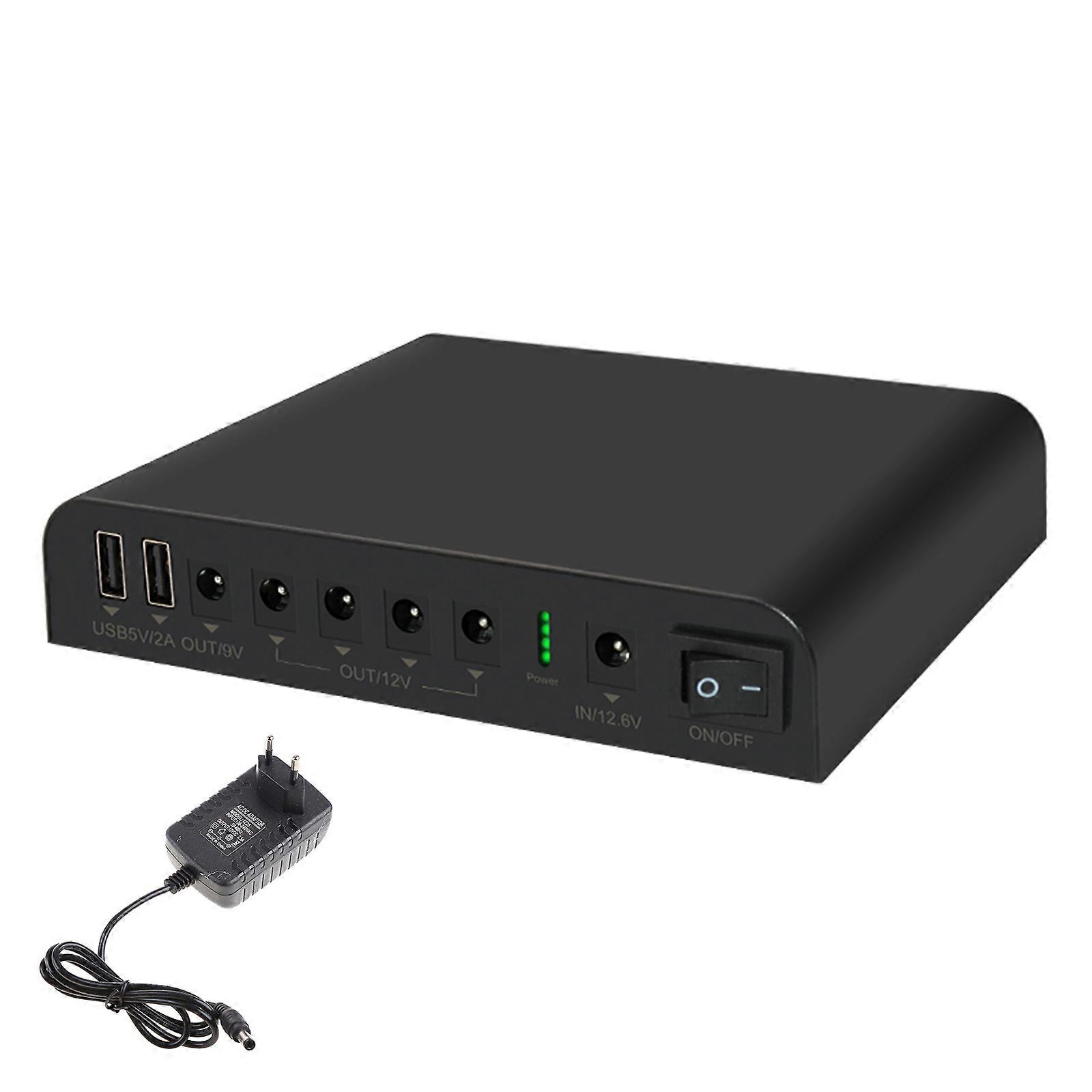 UPS 12000mAh Battery Backup for Networking Devices with Extended Equipment Runtimes Stable Connectivities Multicolor