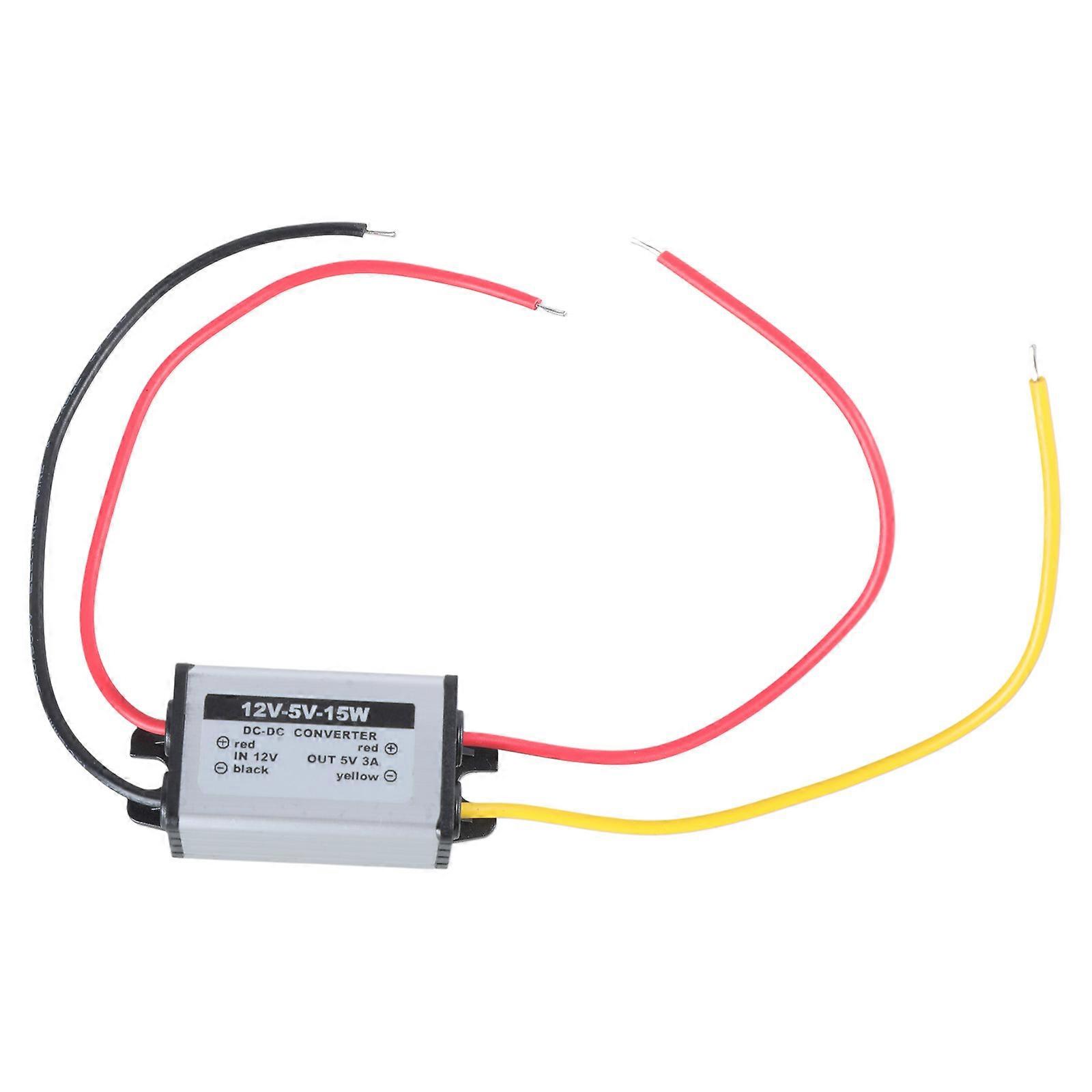用于直流转直流转换器 12V 至 5V 3A 15W 电源模块防水
