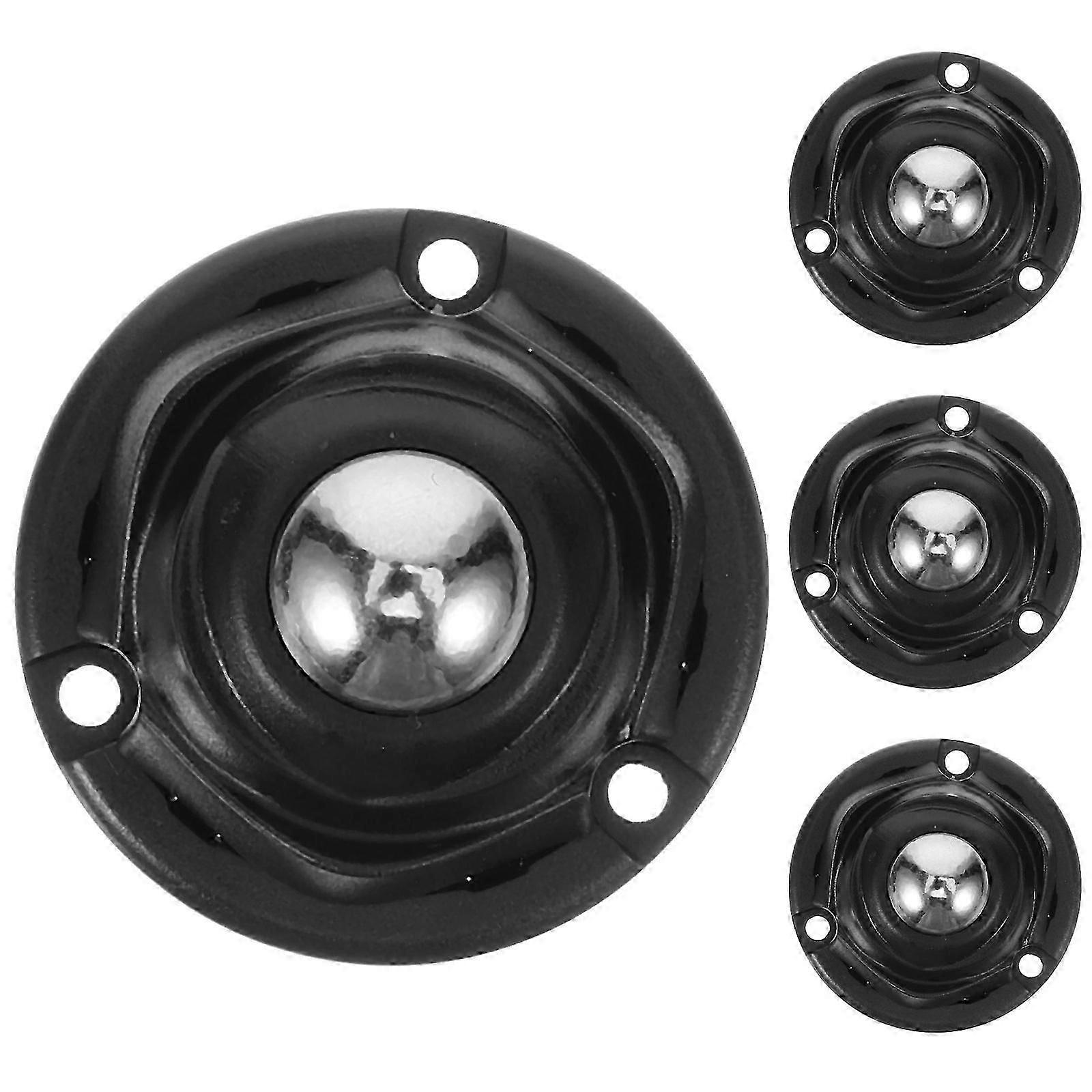 4pcs Caster Wheels Adhesive Swivel Casters Stick On Wheels for Furniture Storage Box Trash Can