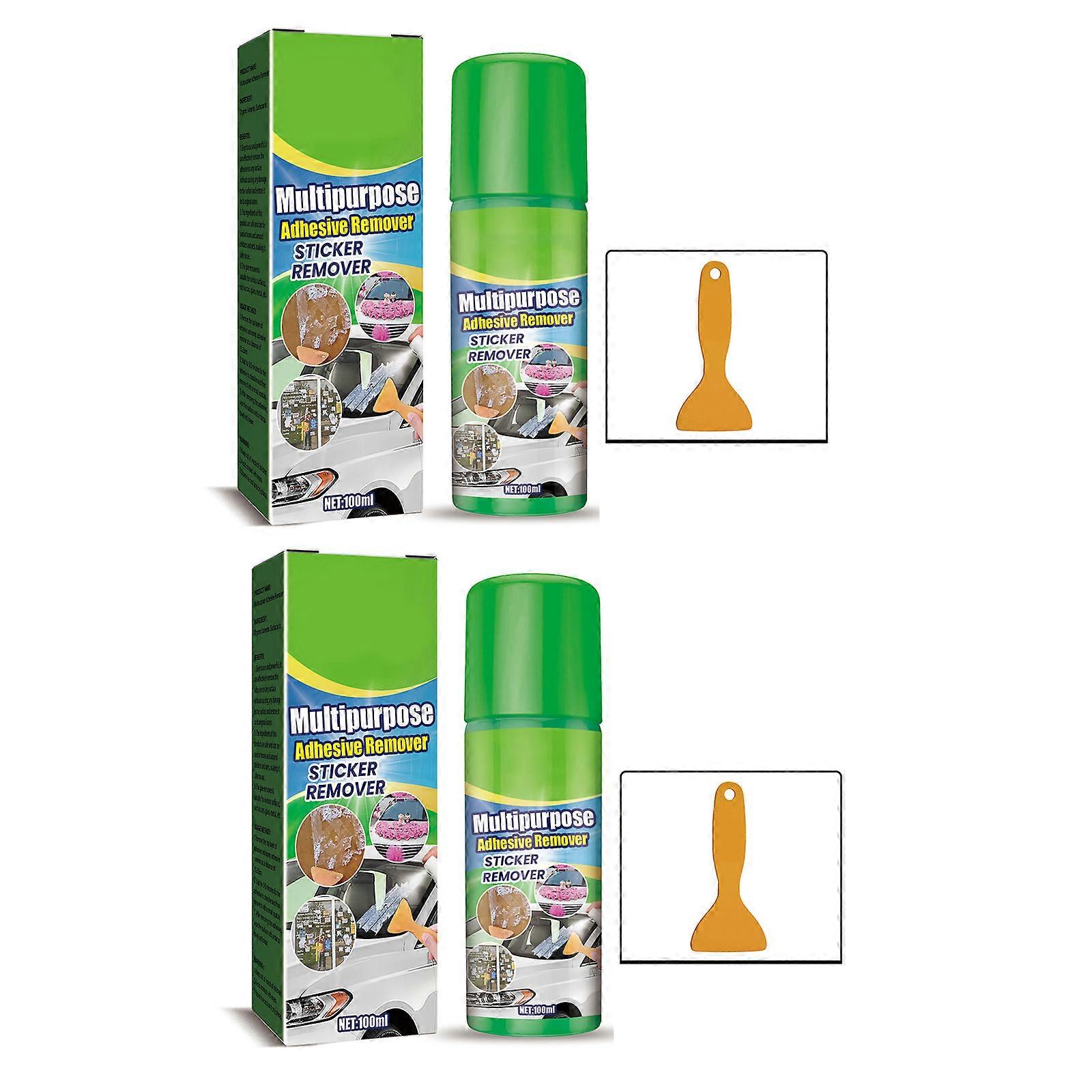 Powerful Mess Cleaner 100ml Liquid Adhesive Remover with Scraper for Home, Office, and DIY Needs Chewing Gum Remover
