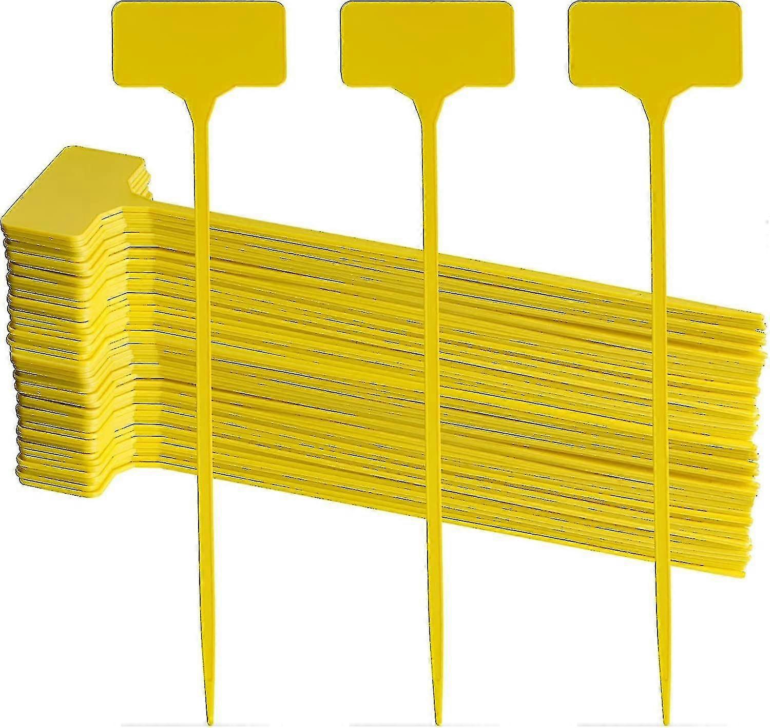 50 חבילת תוויות צמחים גבוהות בחוץ, גדול עמיד למים צמח צמח T תגים, משתלה עמיד גארד