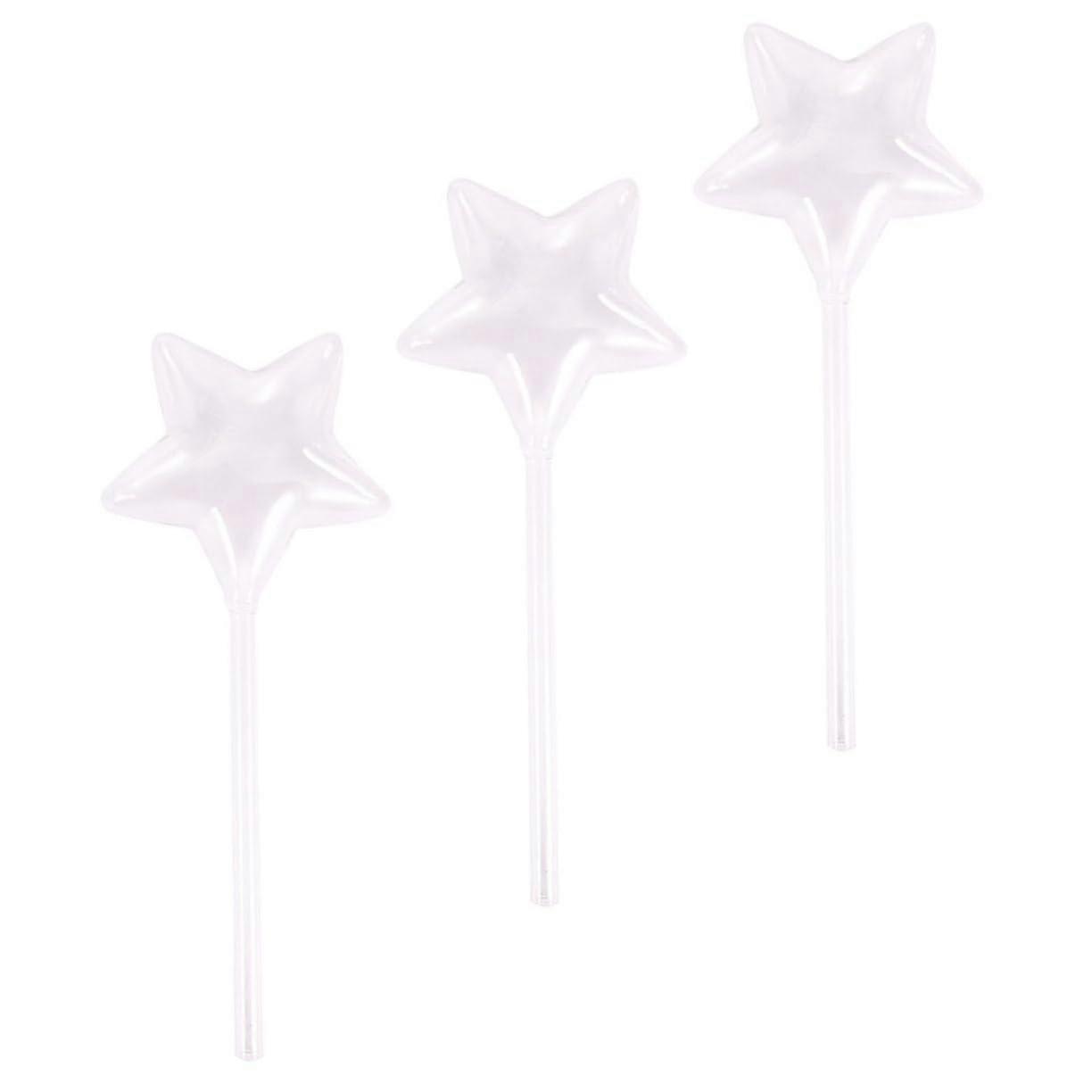 Automatic Watering Column Pack of 3, Self-Watering Glass Balls, Plant Watering Spikes, Automated Irrigation Devices