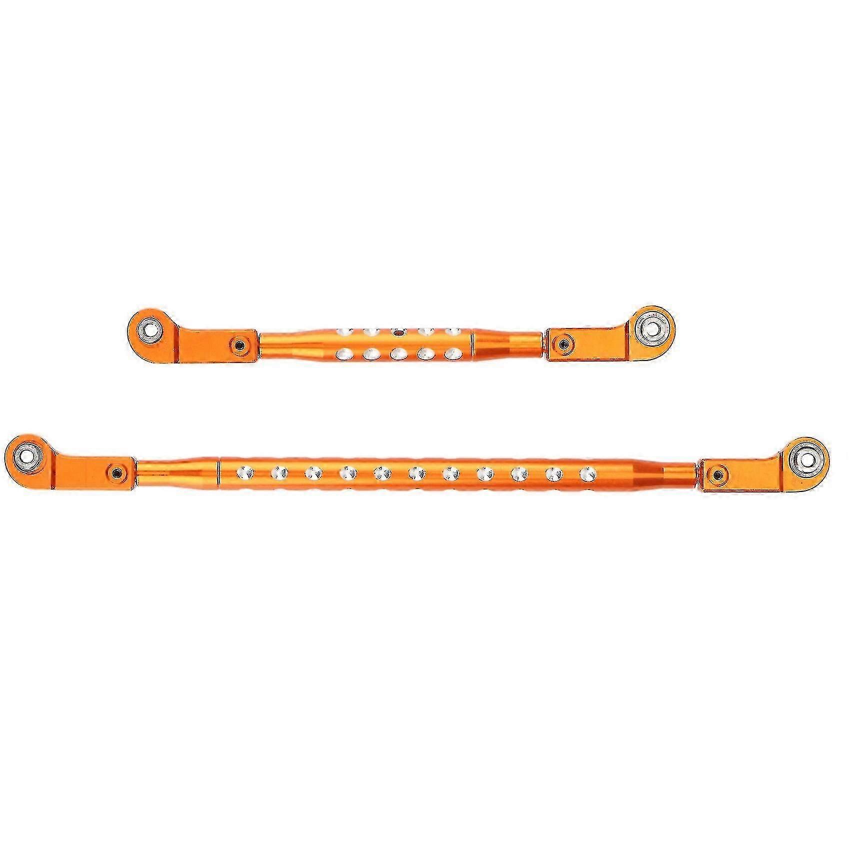 Metal Steering Link Set Steering Link Rod Compatible With 1/6 Rc Crawler,orange