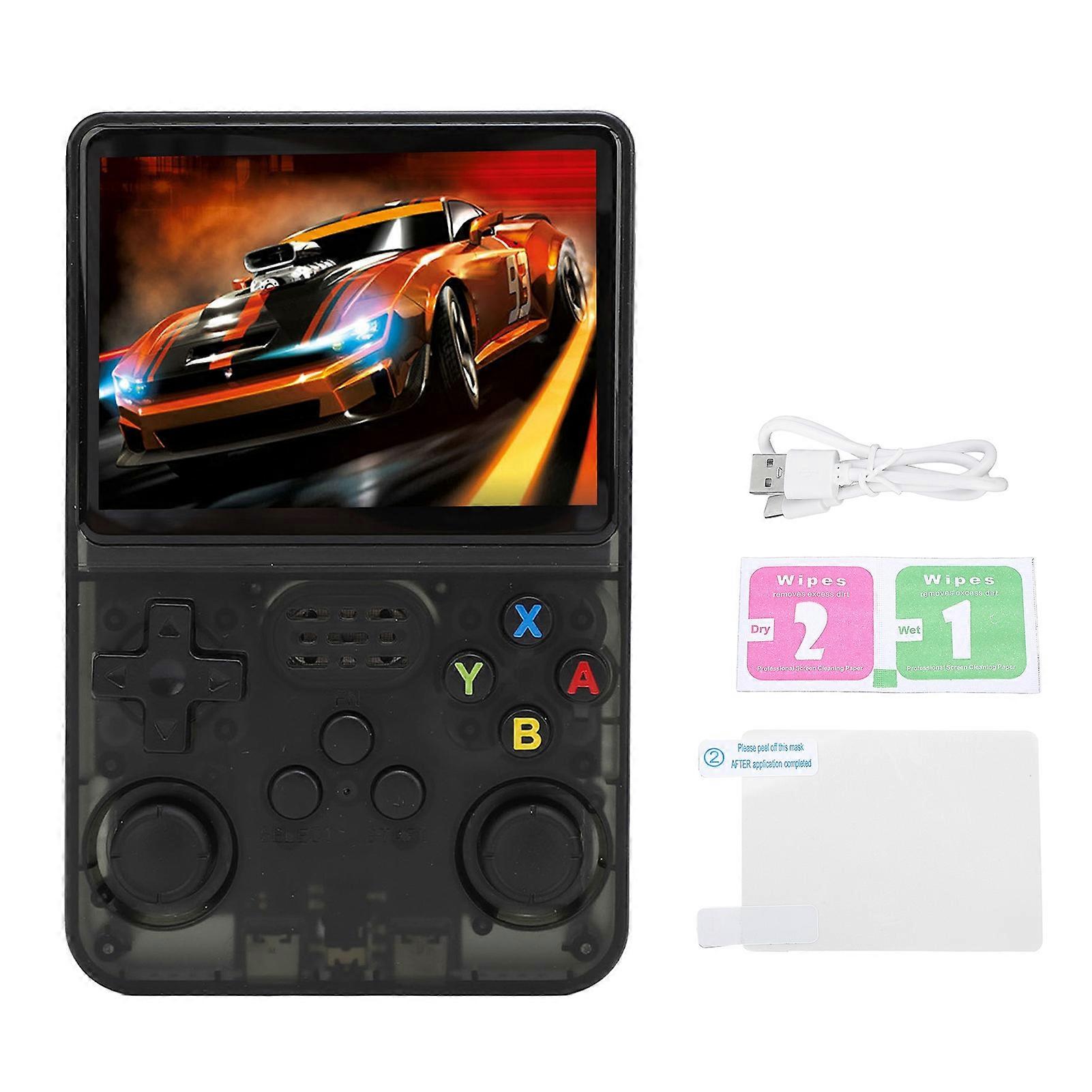 Portable Retro Handheld Game Console 32GB/64GB, 3.5" IPS Screen, 30,000 Games, Black