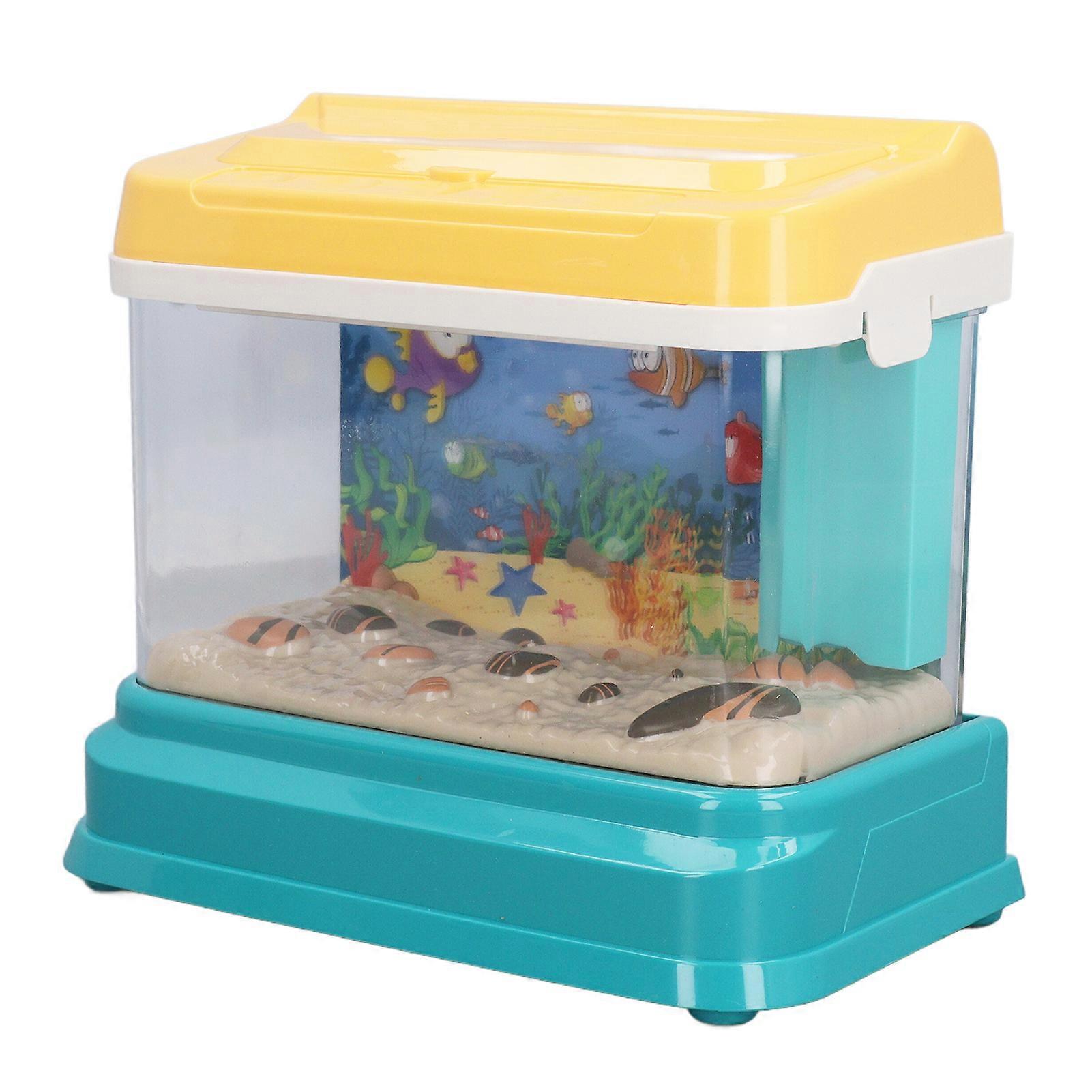 حوض السمك الاصطناعي خزان الأسماك الكهربائية محاكاة تحت الماء العالم الصوت الخفيف الصيد المغناطيسي ألعاب تفاعلية للأطفال 
