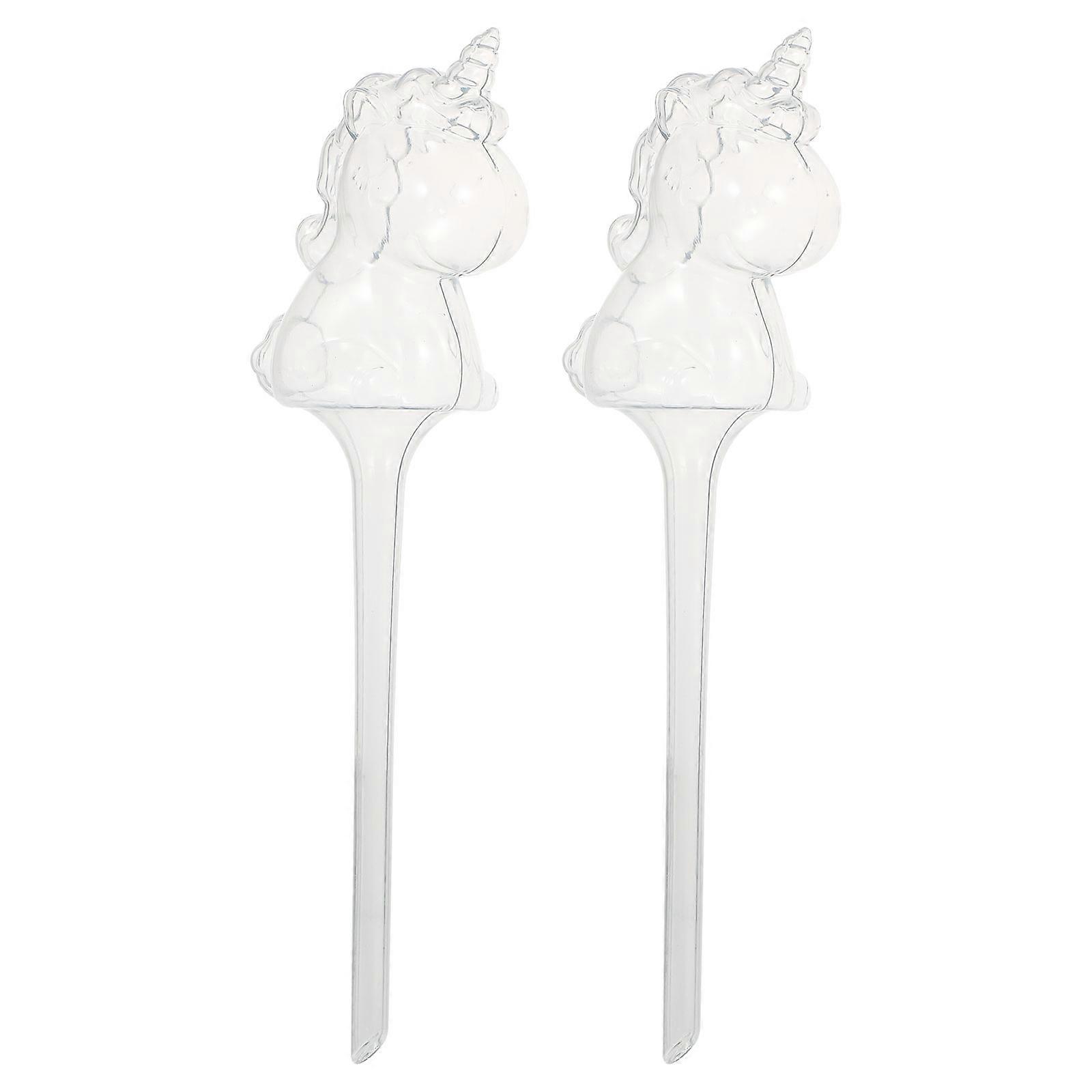 2pcs Unicorn Soaker Automatic Flower Watering Machines with Trickle Irrigation
