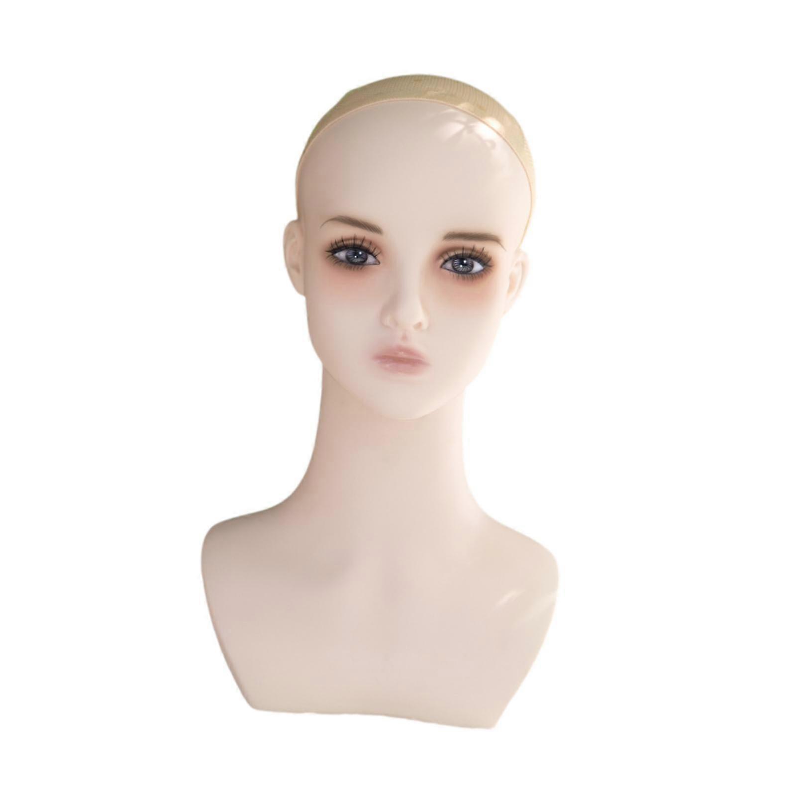 Testa di manichino femminile per lo styling asciugatura barbiere parrucchiere formazione