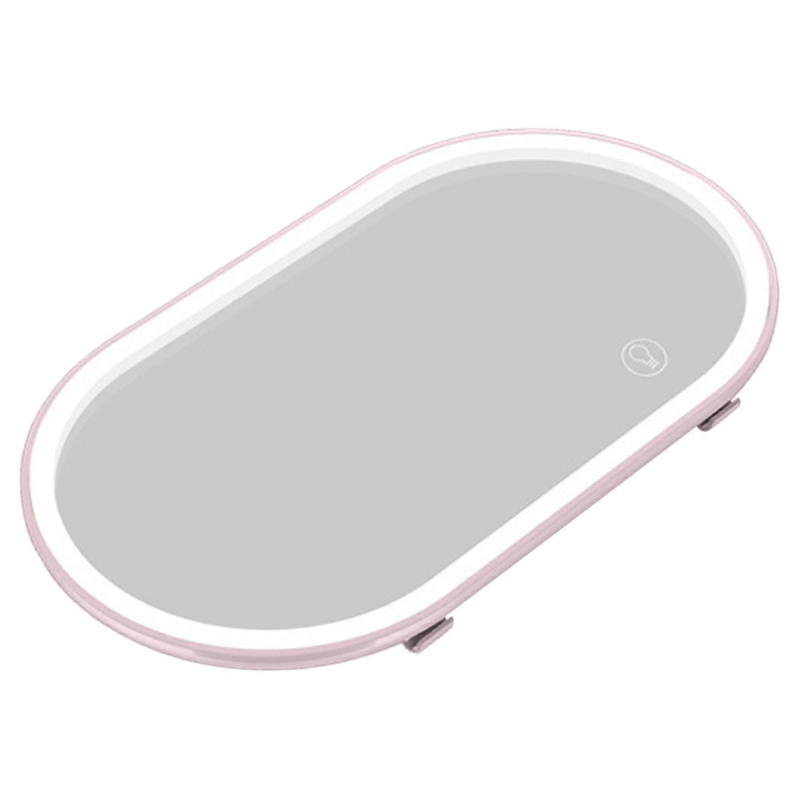 Visor Vanity Mirror, LED Lights Touch Switch Dimmable Makeup Mirror for