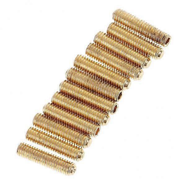 7-10pack 12 sztuk elektryczna gitara basowa siodełko mostek tremolo śruba sześciokątna złota 10mm